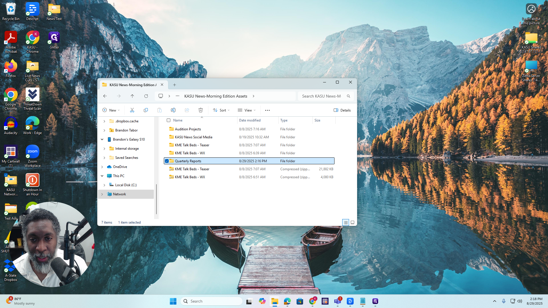 Step #4: Double-click on "Quarterly Reports"