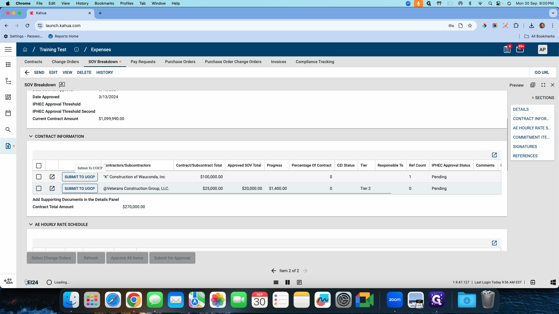 Step #49: Click on "SUBMIT TO UOCP"