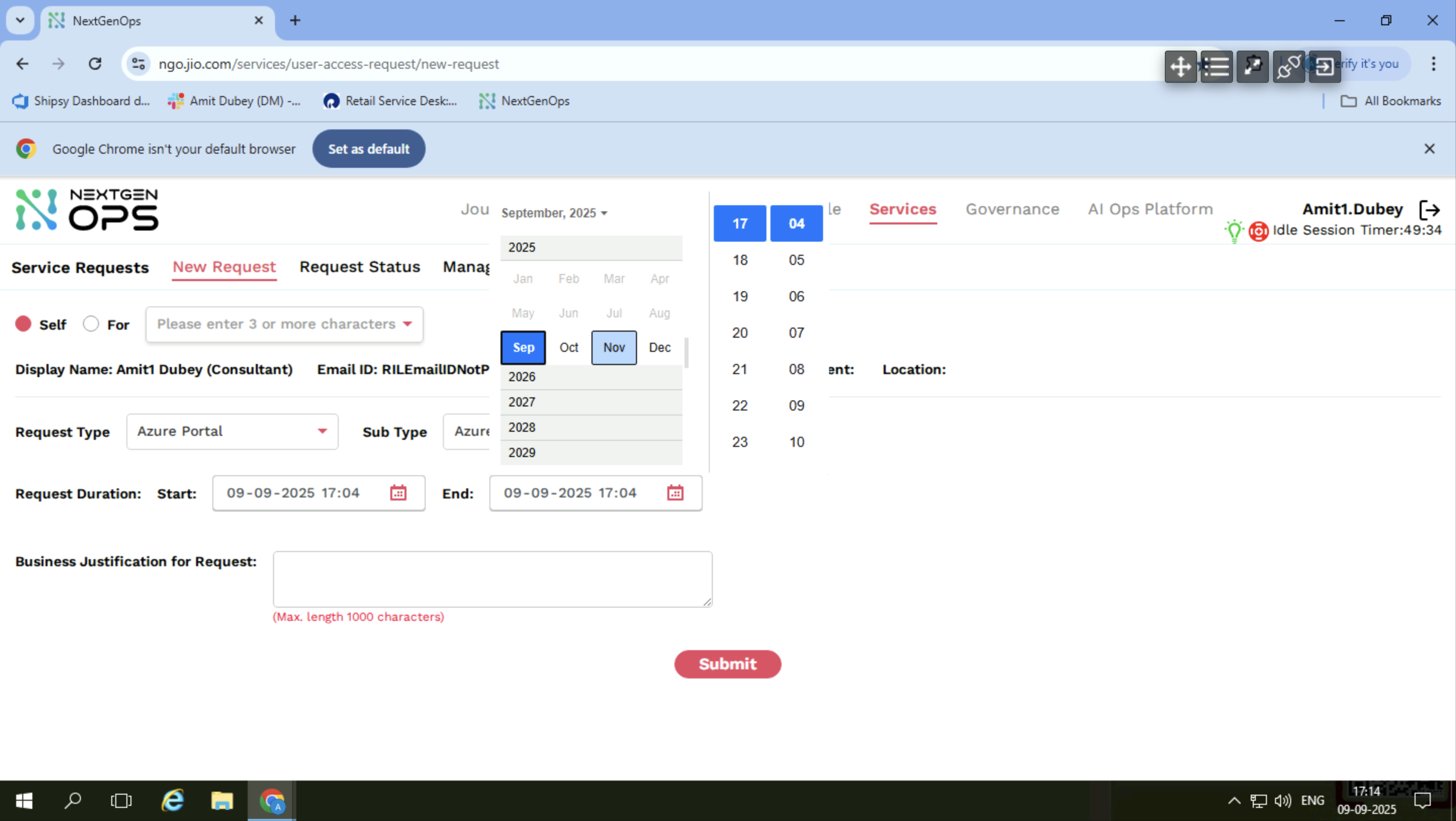 Step #12: Click on "Nov"