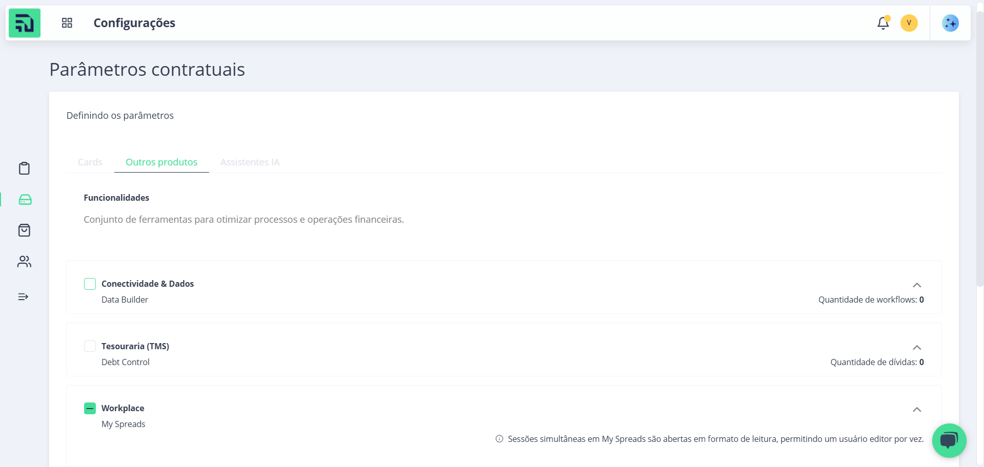 Step #9: Cliquem em Outros produtos e faça as configurações indicadas: