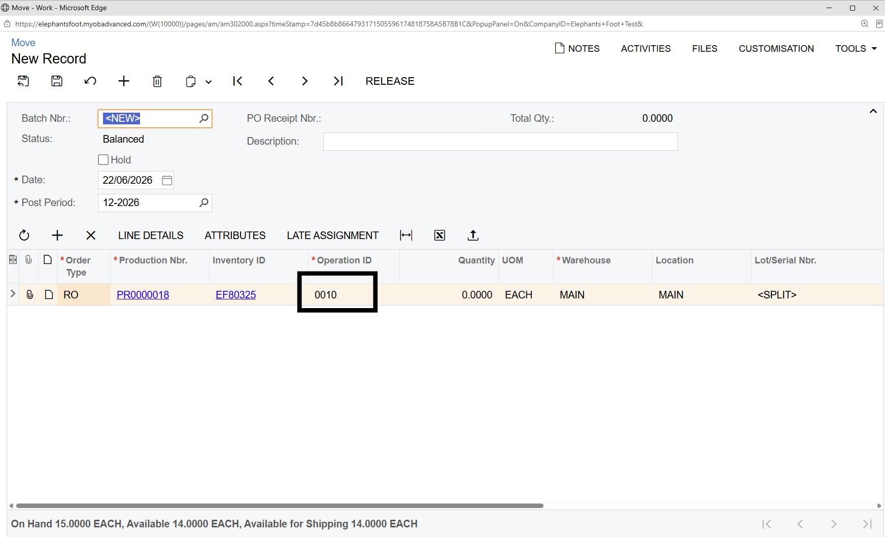 Step #9: Select Operation