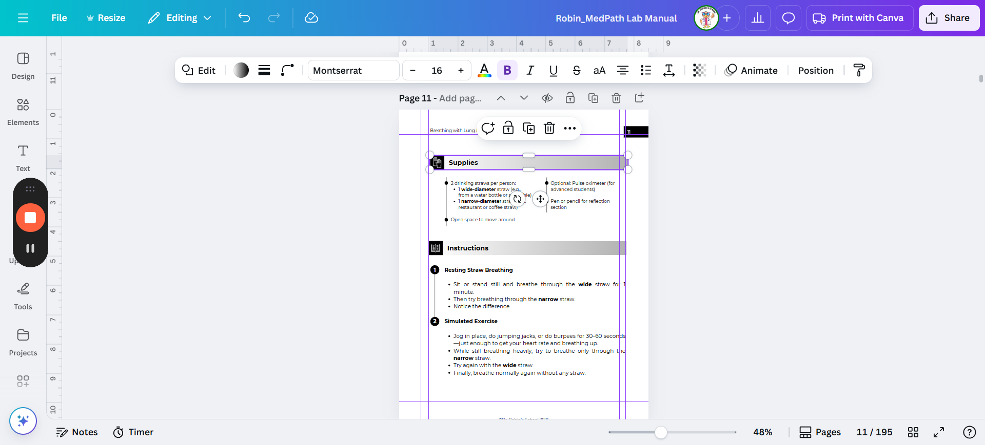 Step #12: Make sure to grab the side and not the corner.
