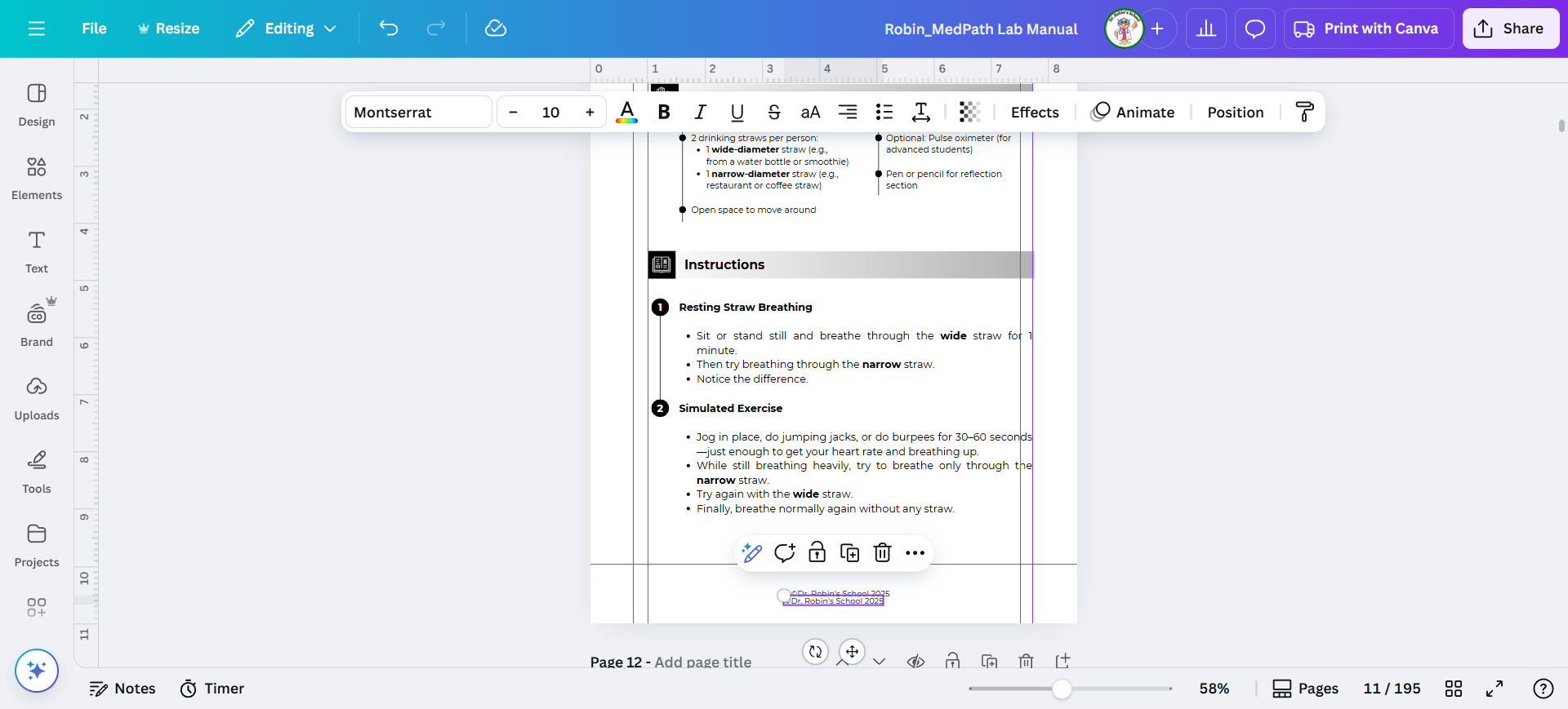 Step #46: If you come to one you forgot to delete, just delete it now and keep going.