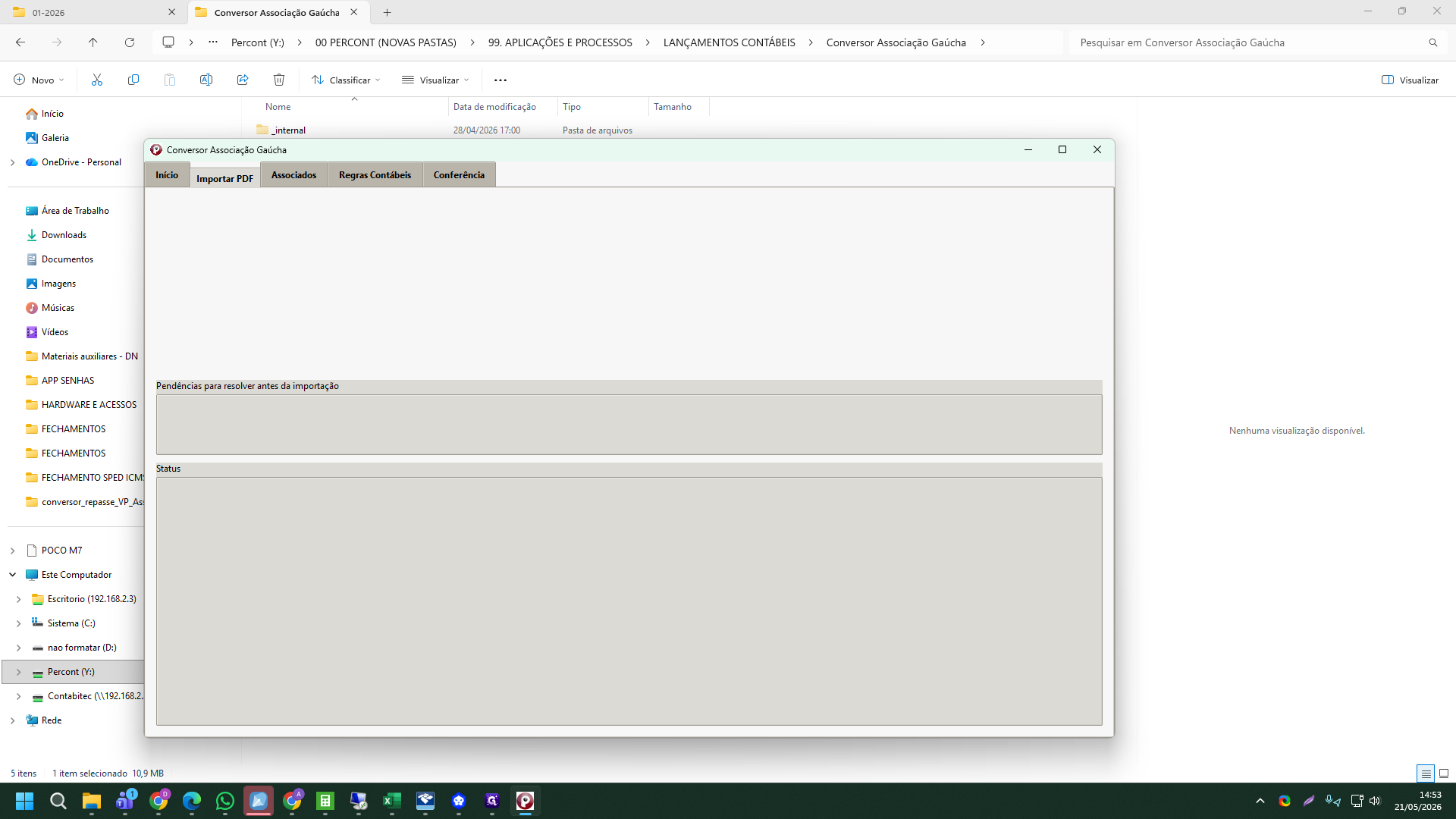 Step #16: Com a interface do software aberta, clique na aba Importar PDF.
