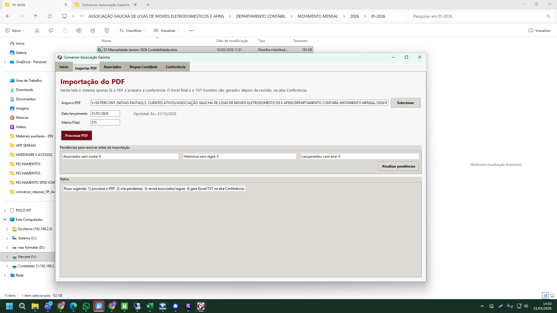 Step #21: Clique no botão Processar PDF.