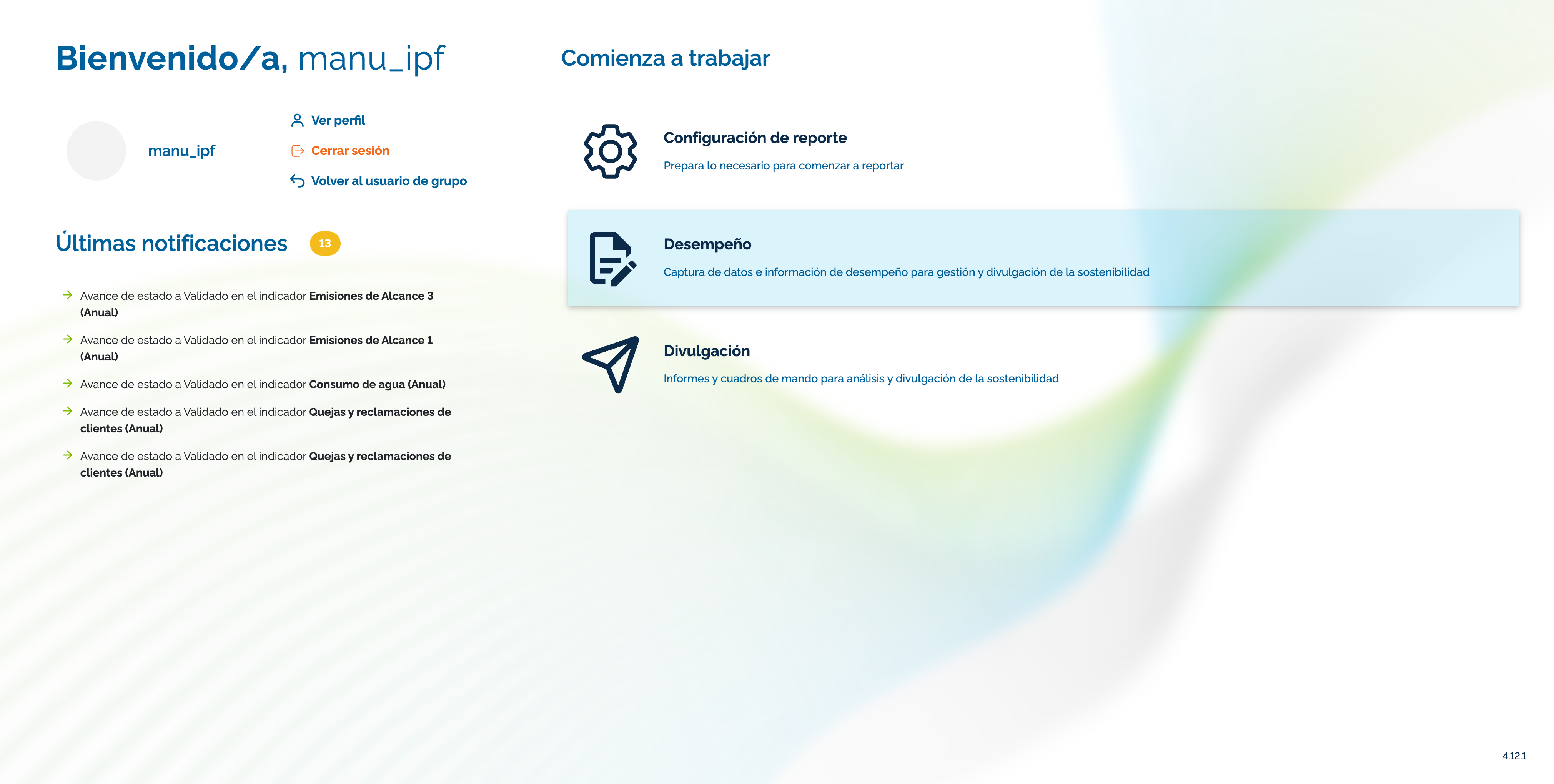Step #15: Haz clic en la tarjeta de Desempeño de esta nueva empresa.