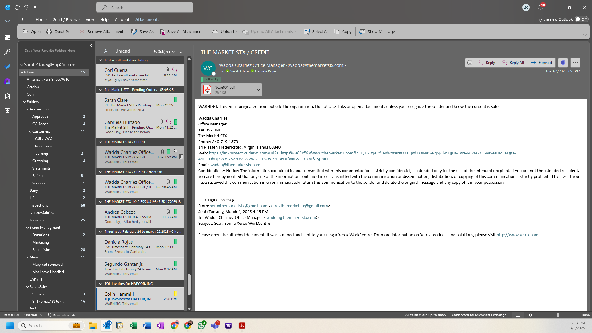 Step #28: Drag email into SAP and drop