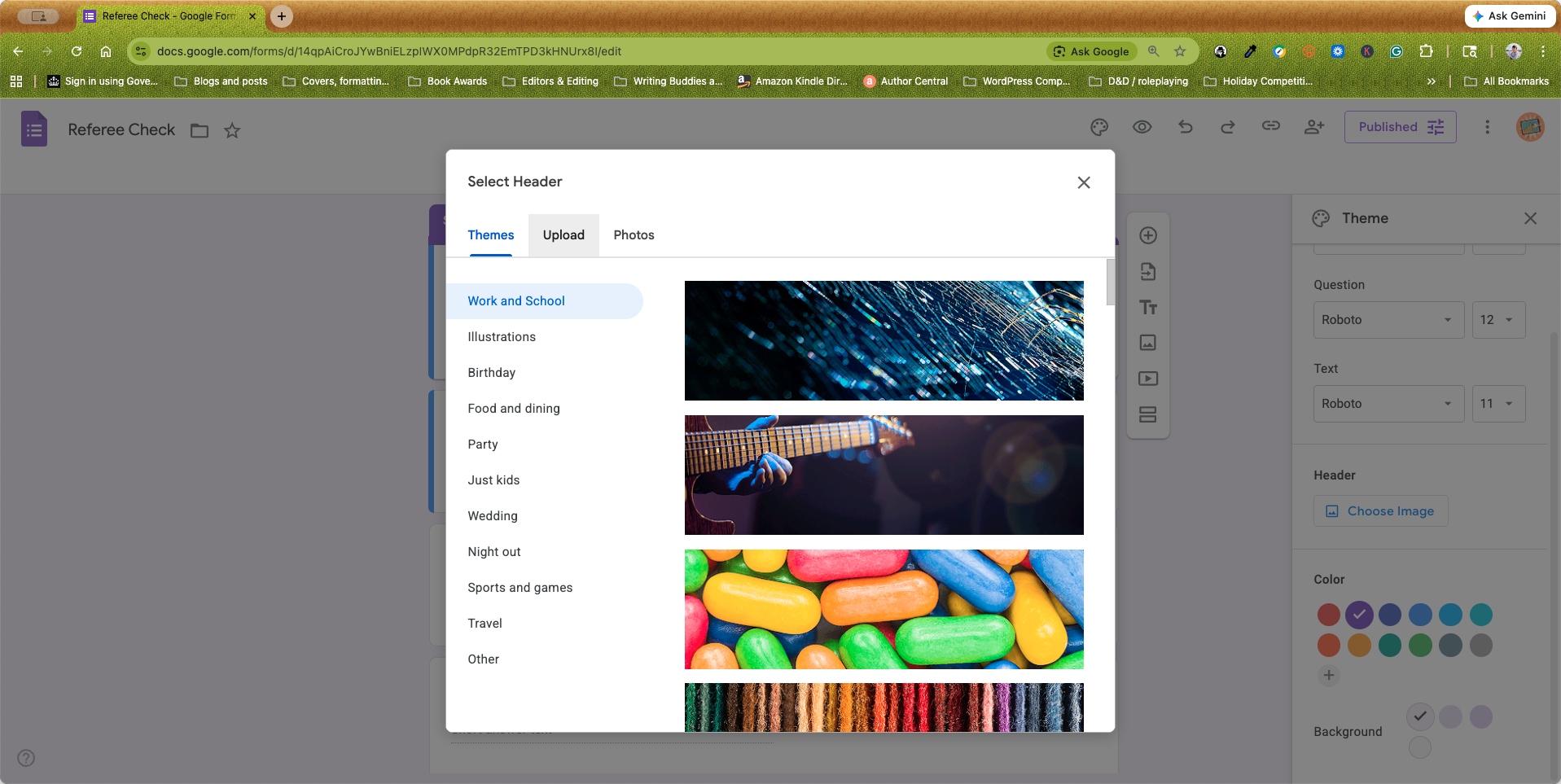 Step #5: Click the Upload tab.