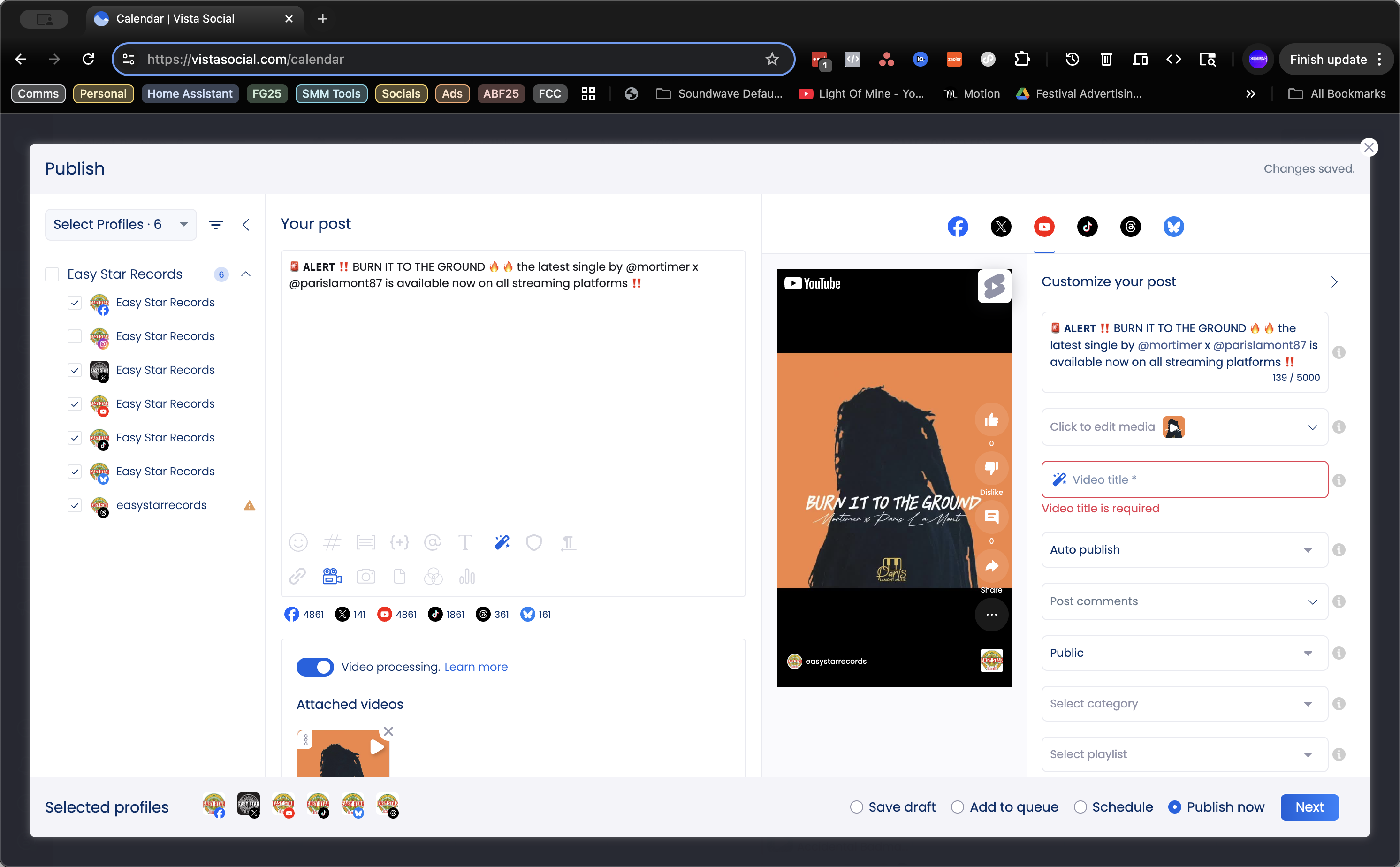 Step #40: Click on "Video title *"