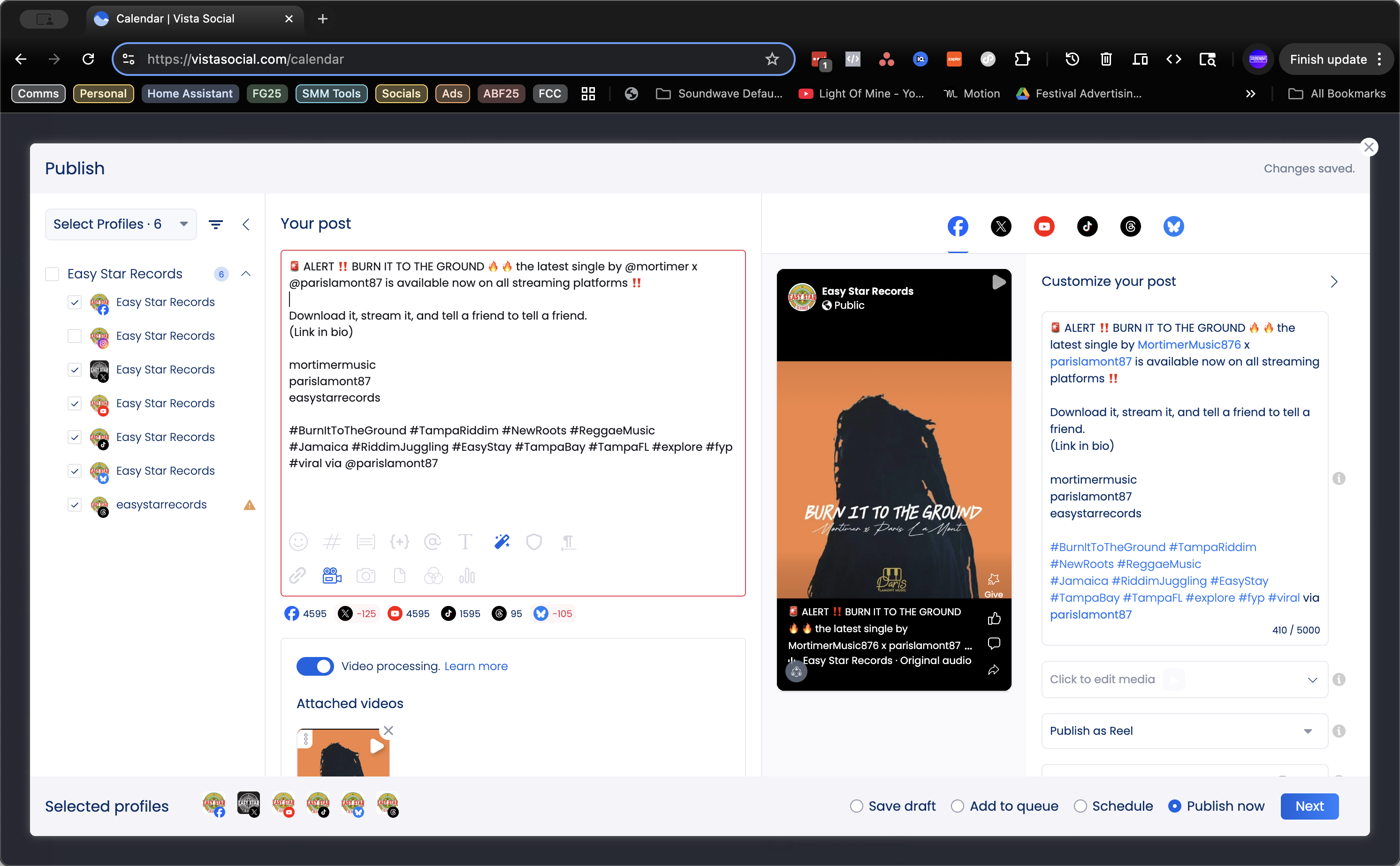 Step #24: Drag "Download it , stream it , and tell a friend to tel ( Link in bio )"