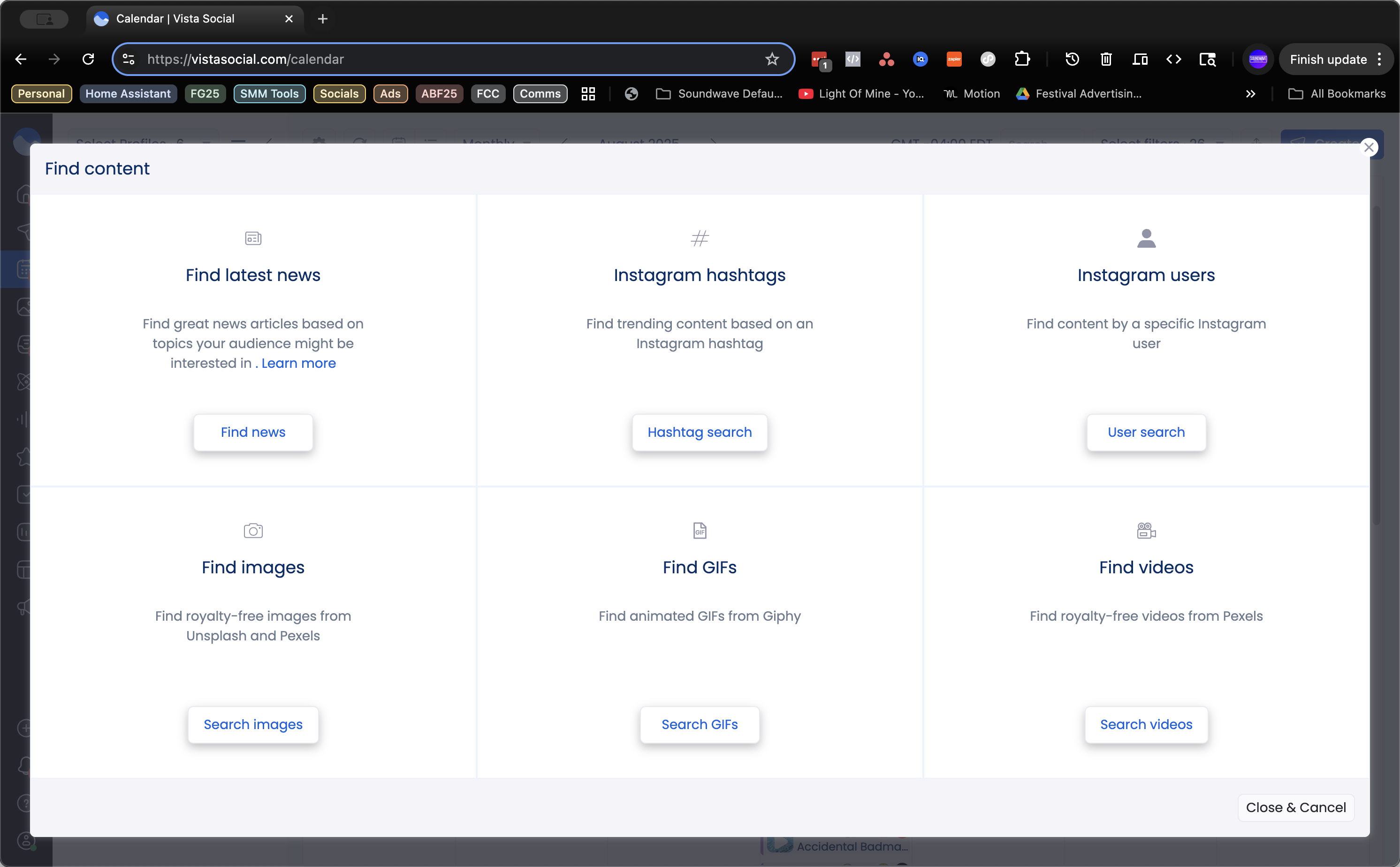 Step #5: Click on "User search"
