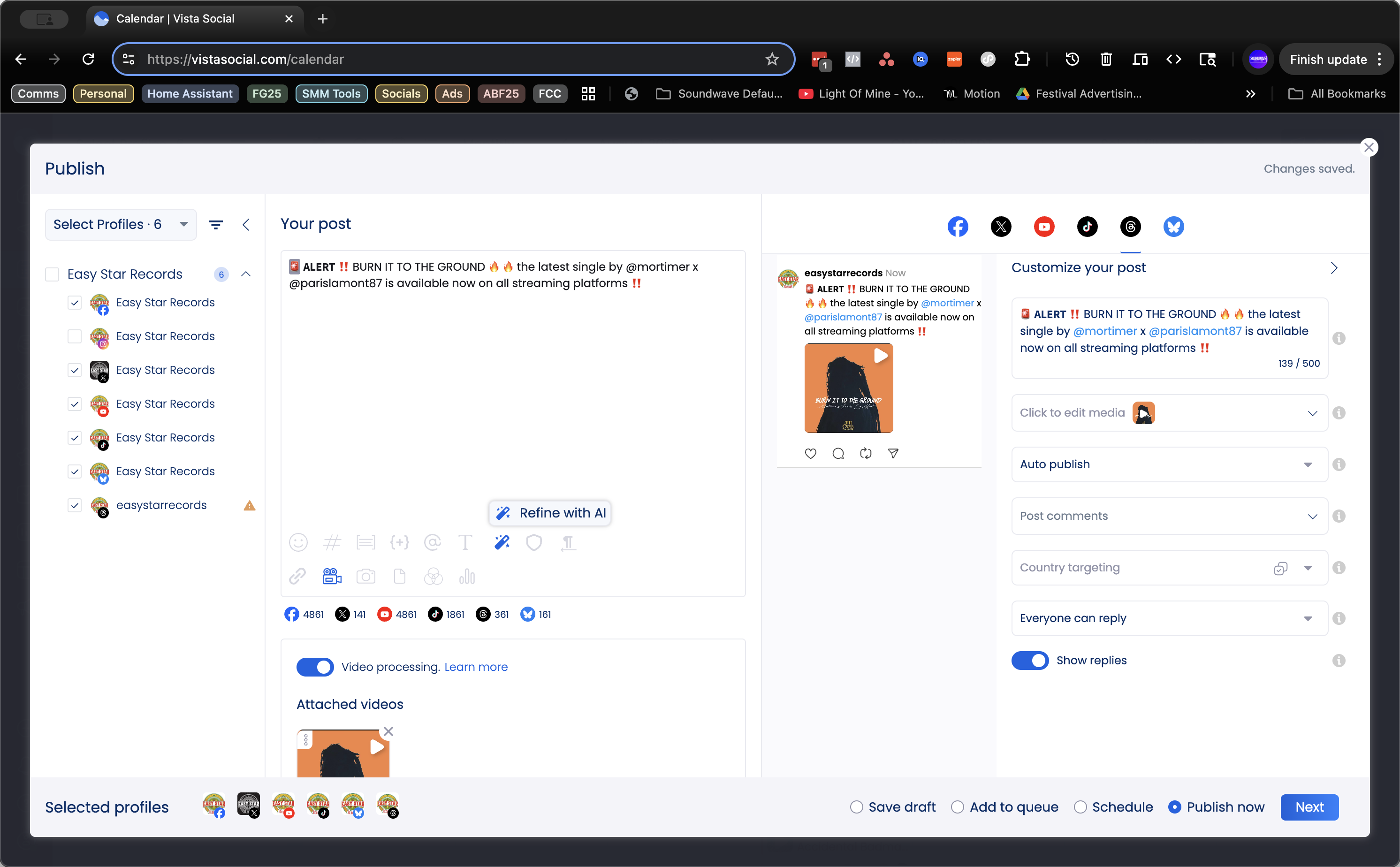 Step #56: Click on "Schedule"