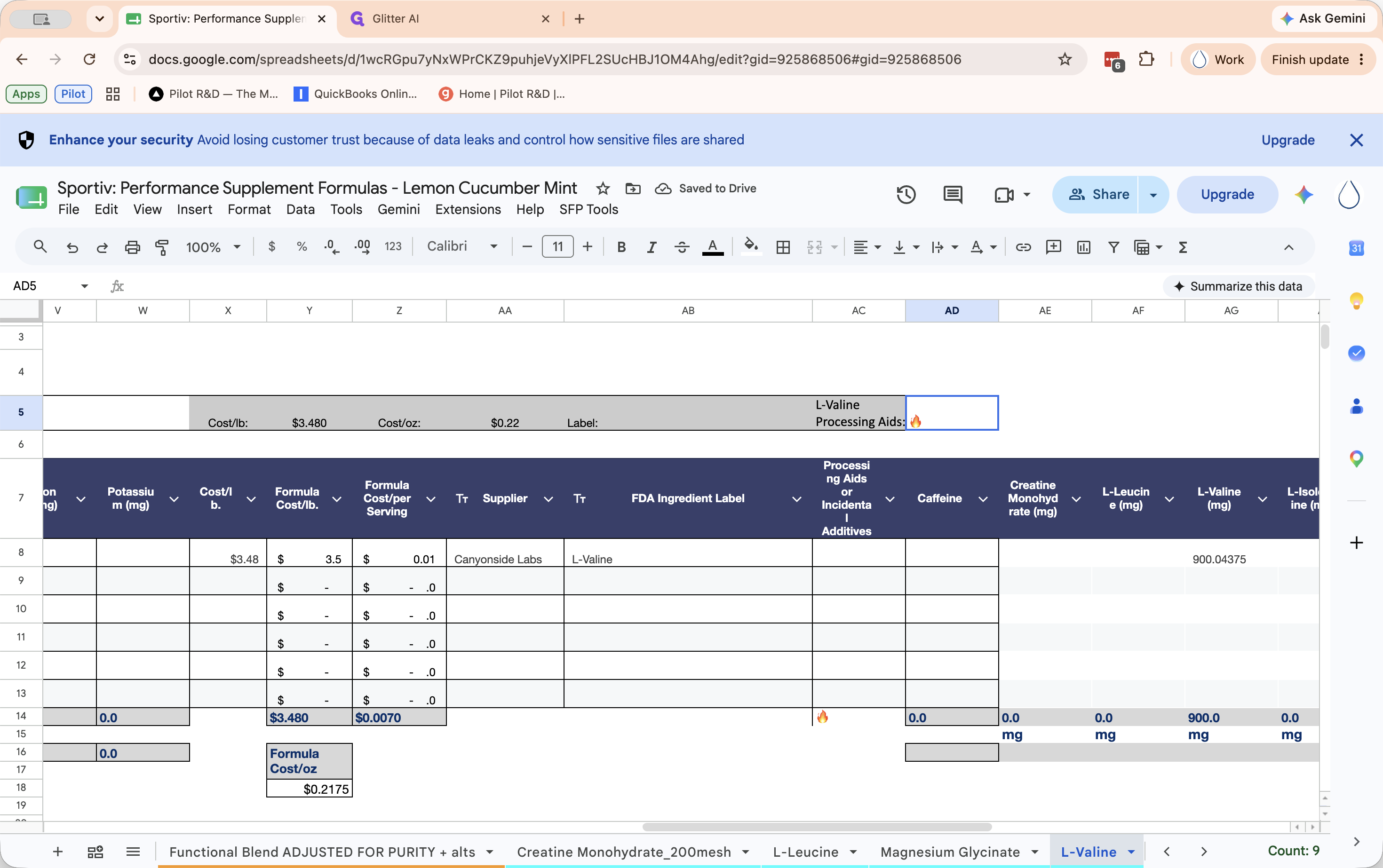 Step #6: Locate any fire emoji error indicators that pasted below the total line.