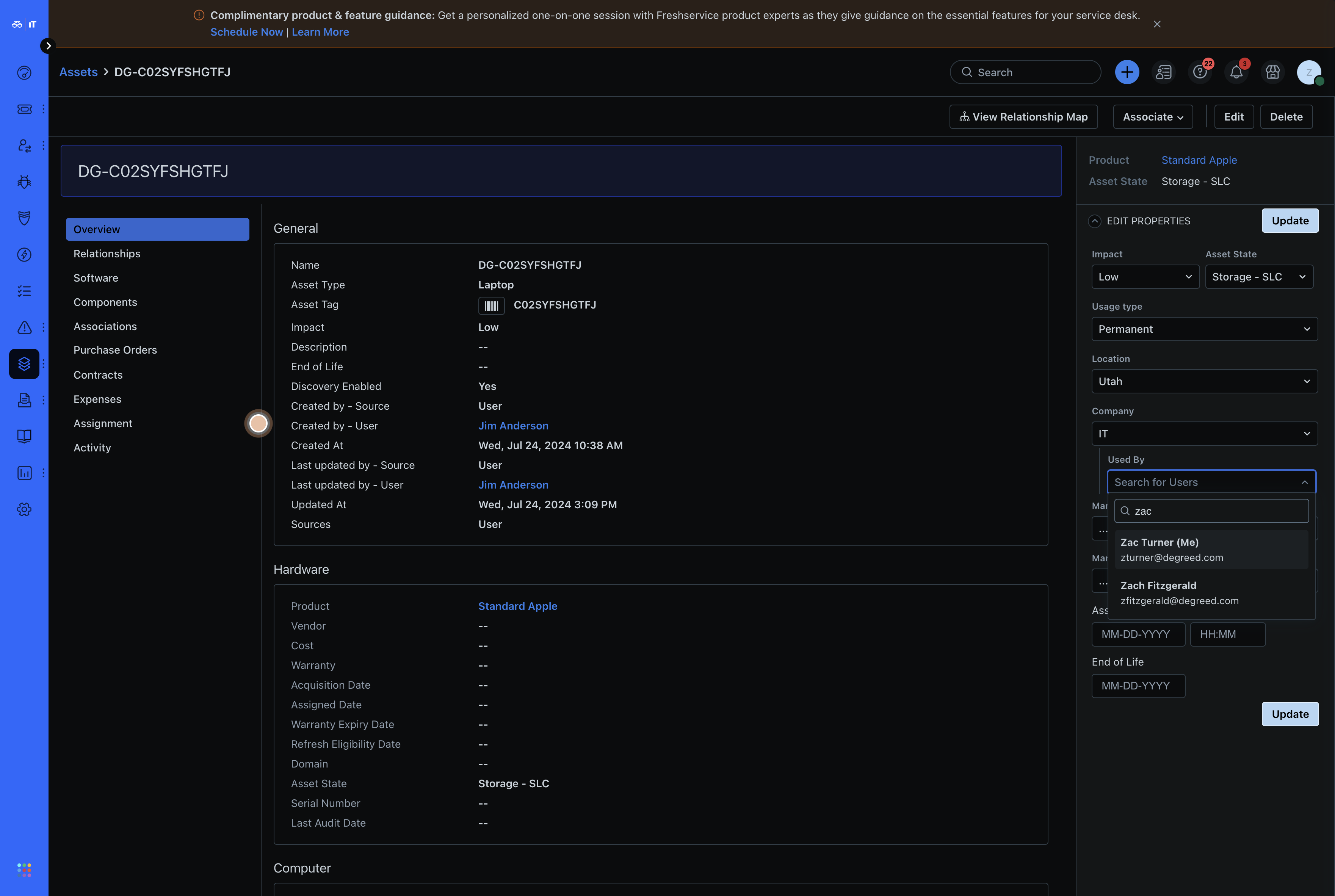 Step #5: Click on the user's account