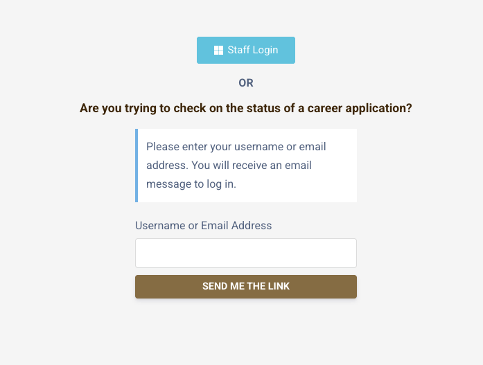 Step #5: To use the longer login method, go to flowpoint.wftigers.org in any browser. On the homepage, click the blue Staff Login button.