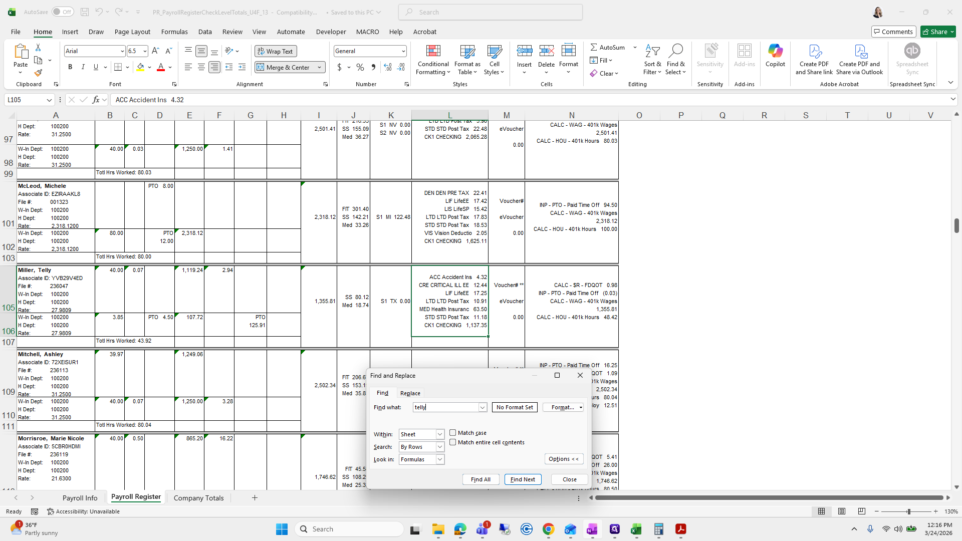 Step #100: Click on "-"