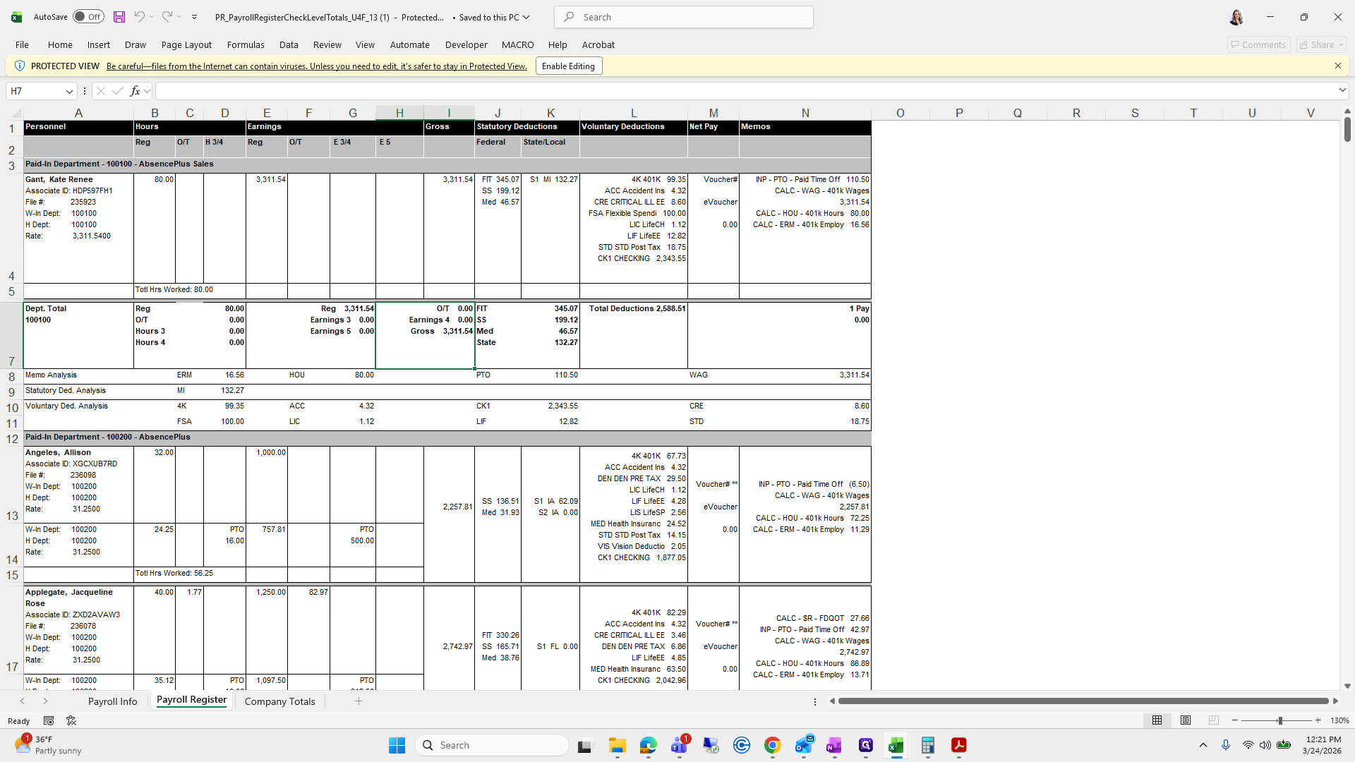 Step #212: Double-click on "Earnings 4"