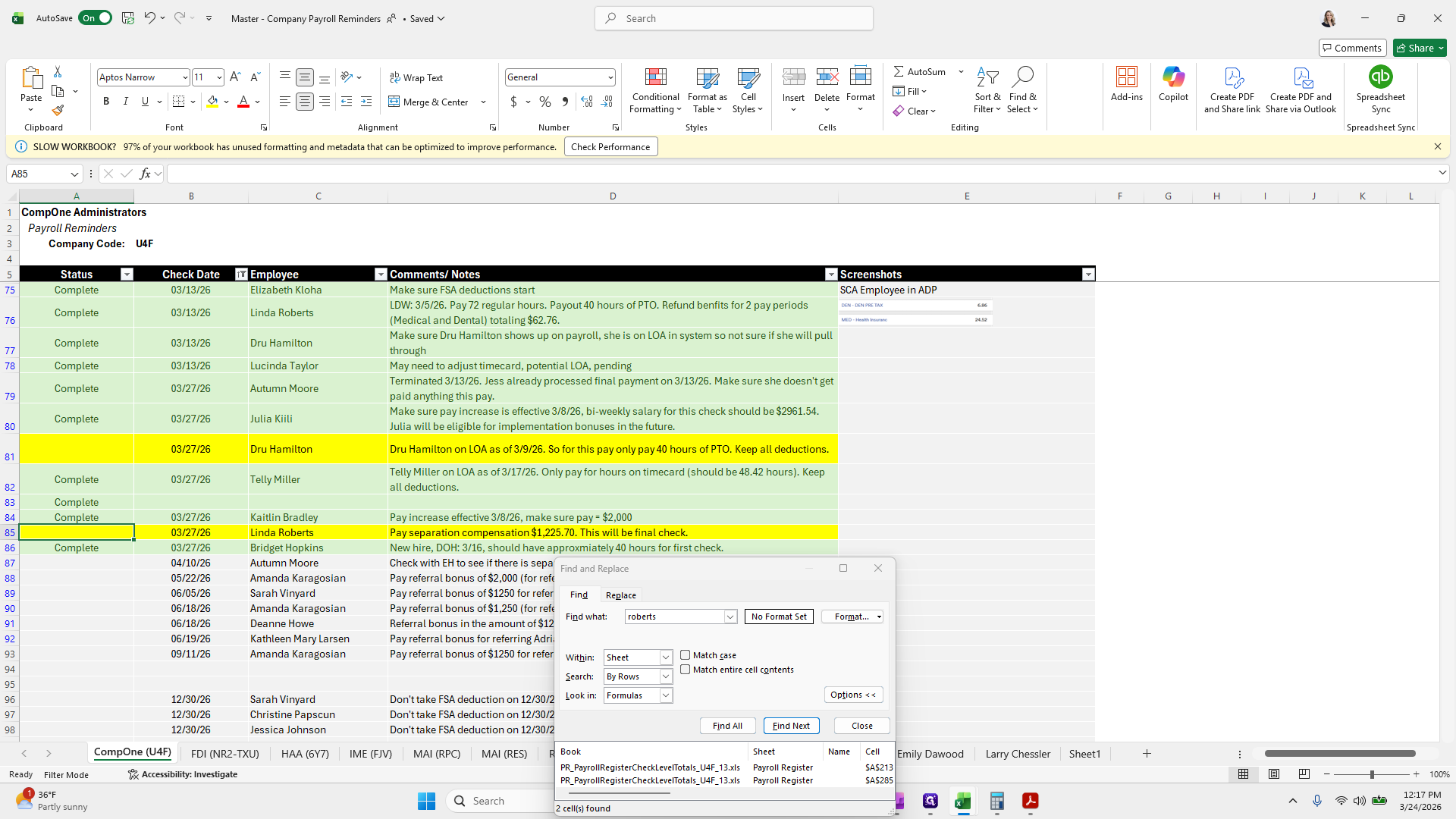 Step #134: Click on "Complete"
