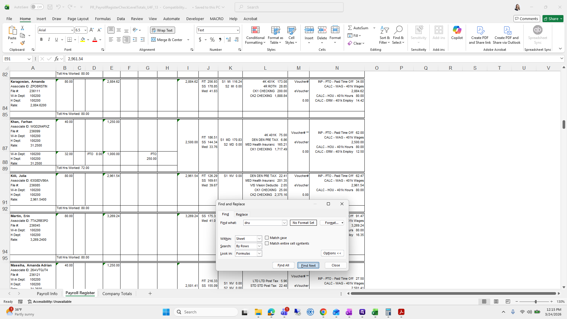 Step #81: Click on "Find Next"