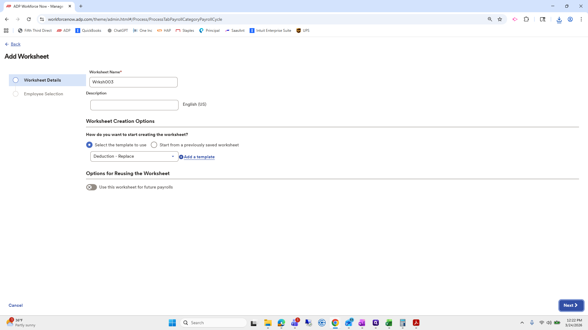 Step #230: Click on "Next >"