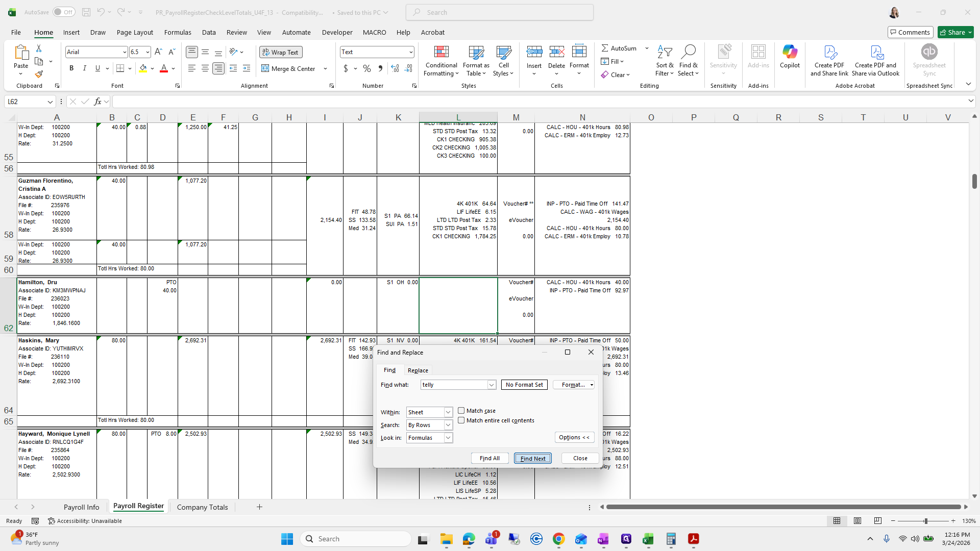 Step #95: Double-click on "Find Next"