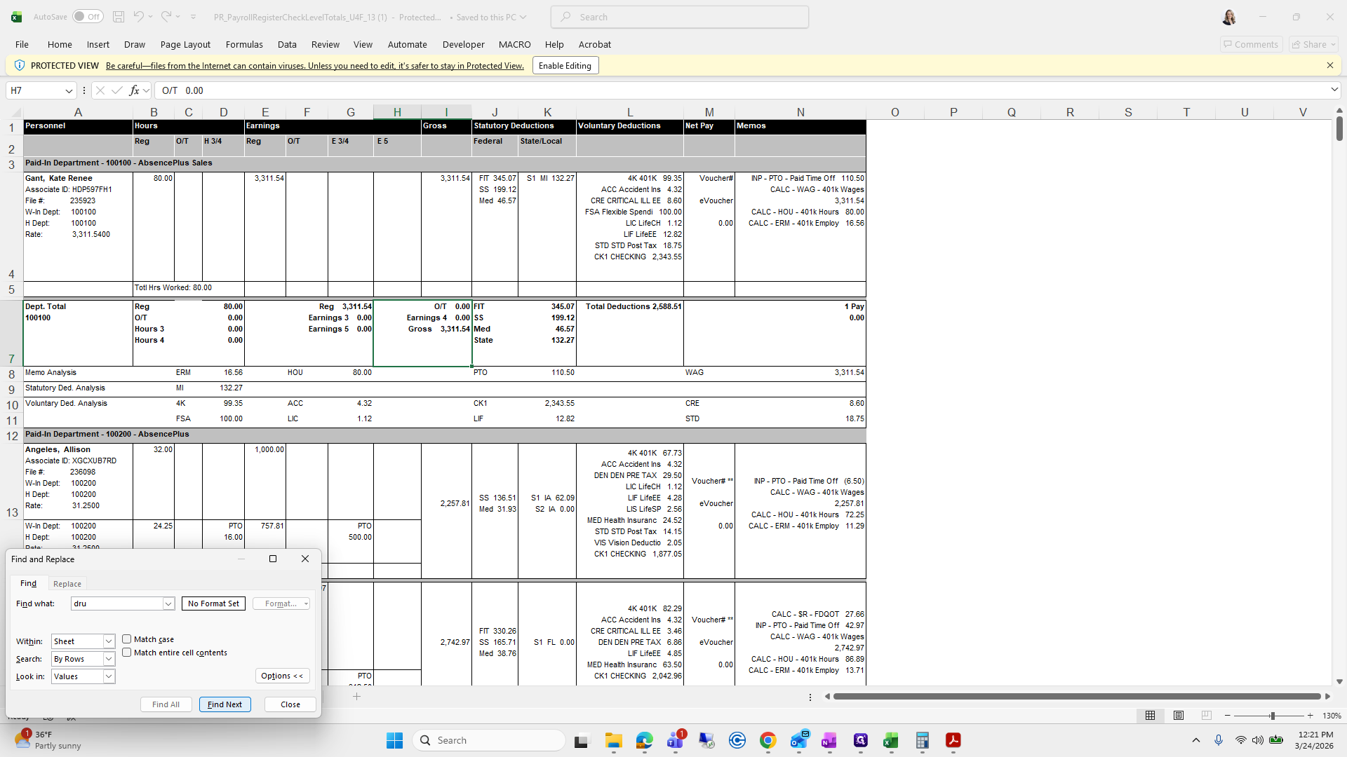 Step #215: Click on "Find Next"