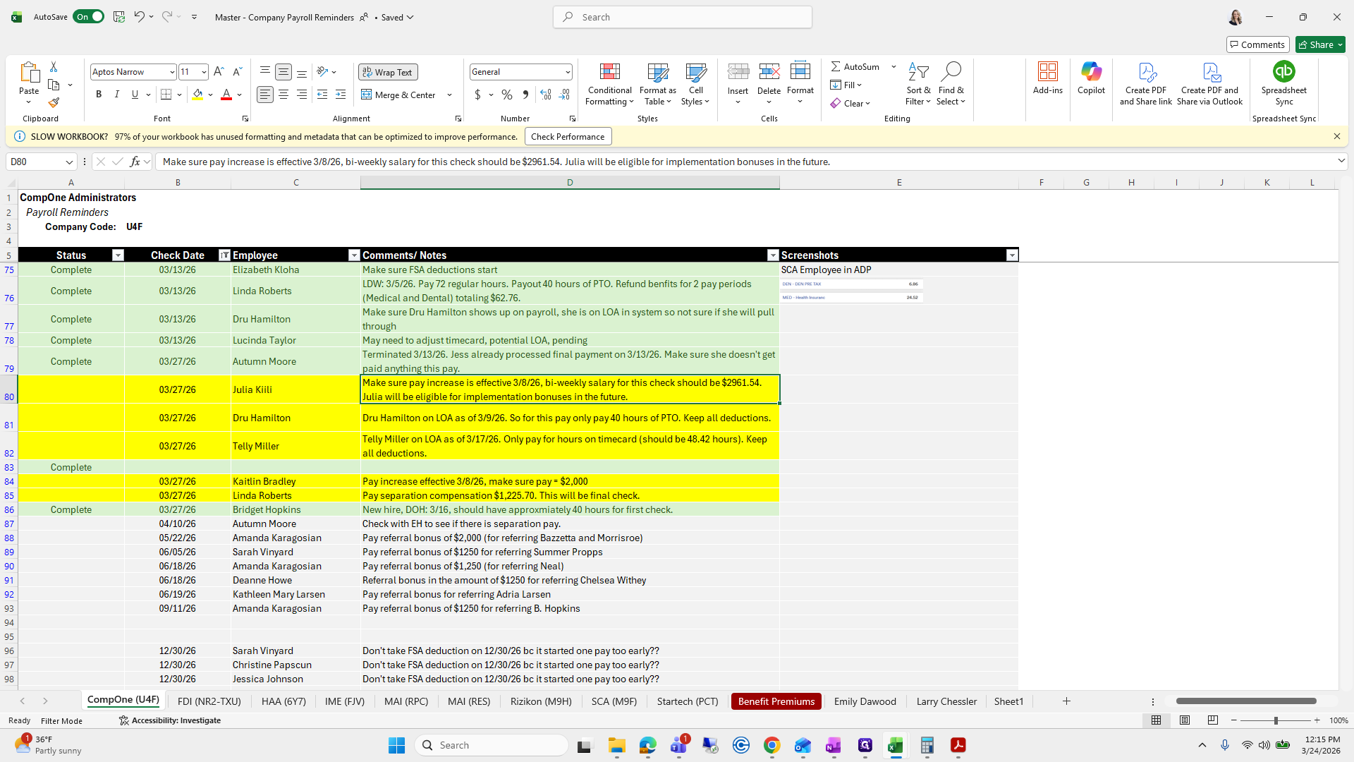 Step #58: Drag "Dru Hamilton"