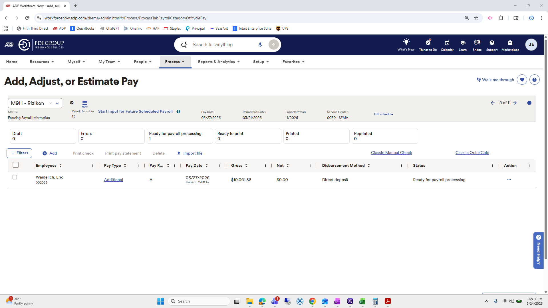 Step #1: Click on "▾"