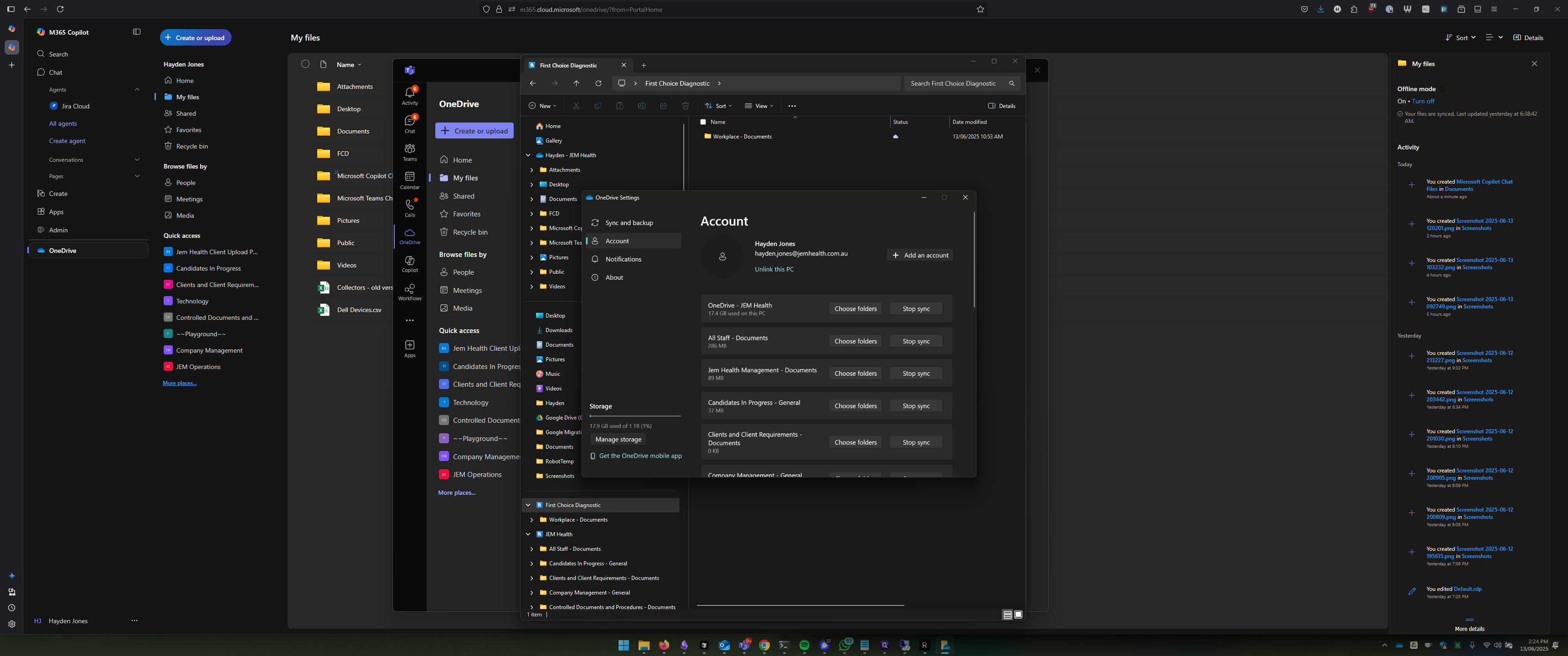 Step #7: If it's not already syncing, you'll see a "Start Sync" button here.