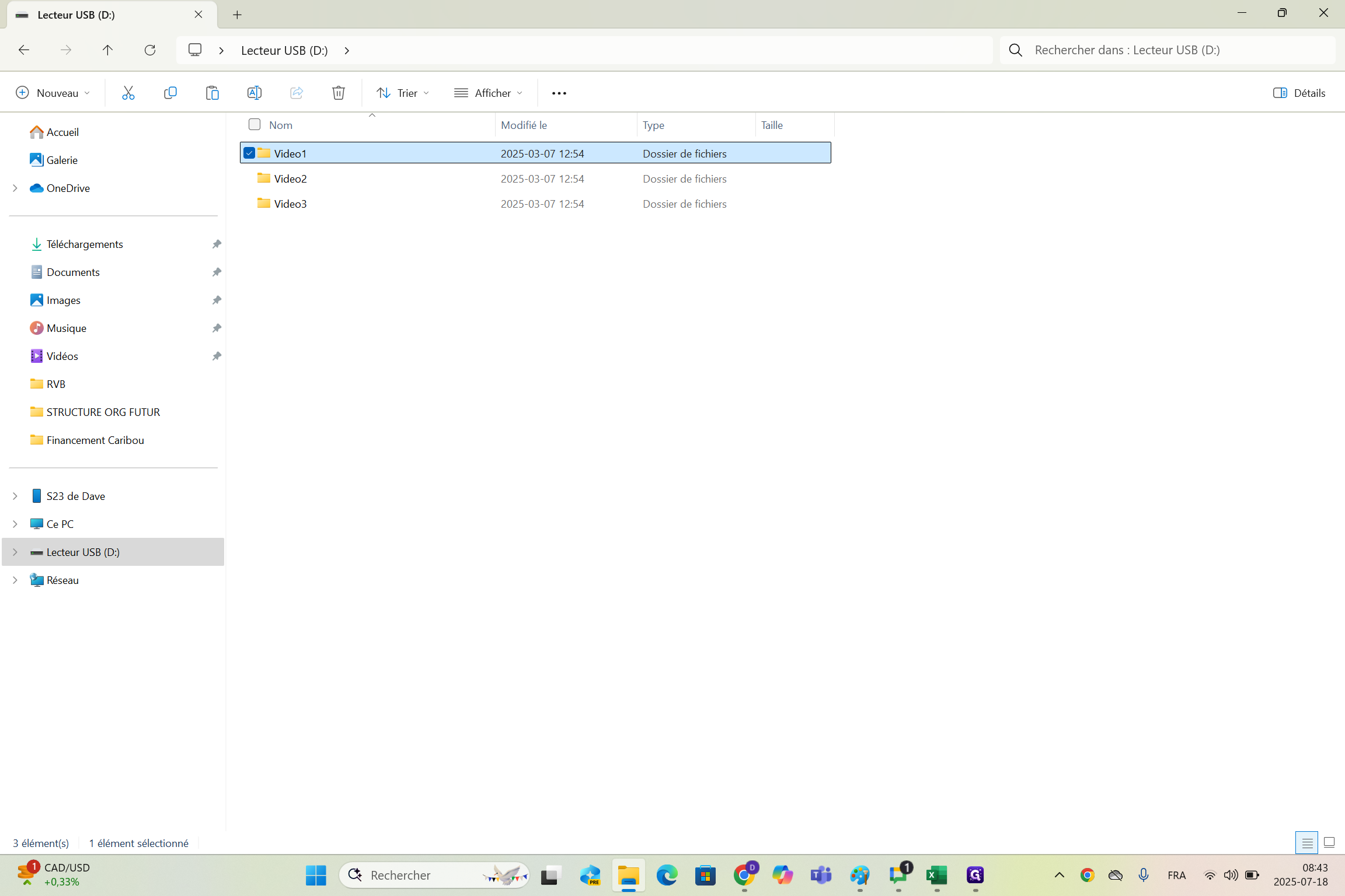 Step #1: Double-click on "Video 1"