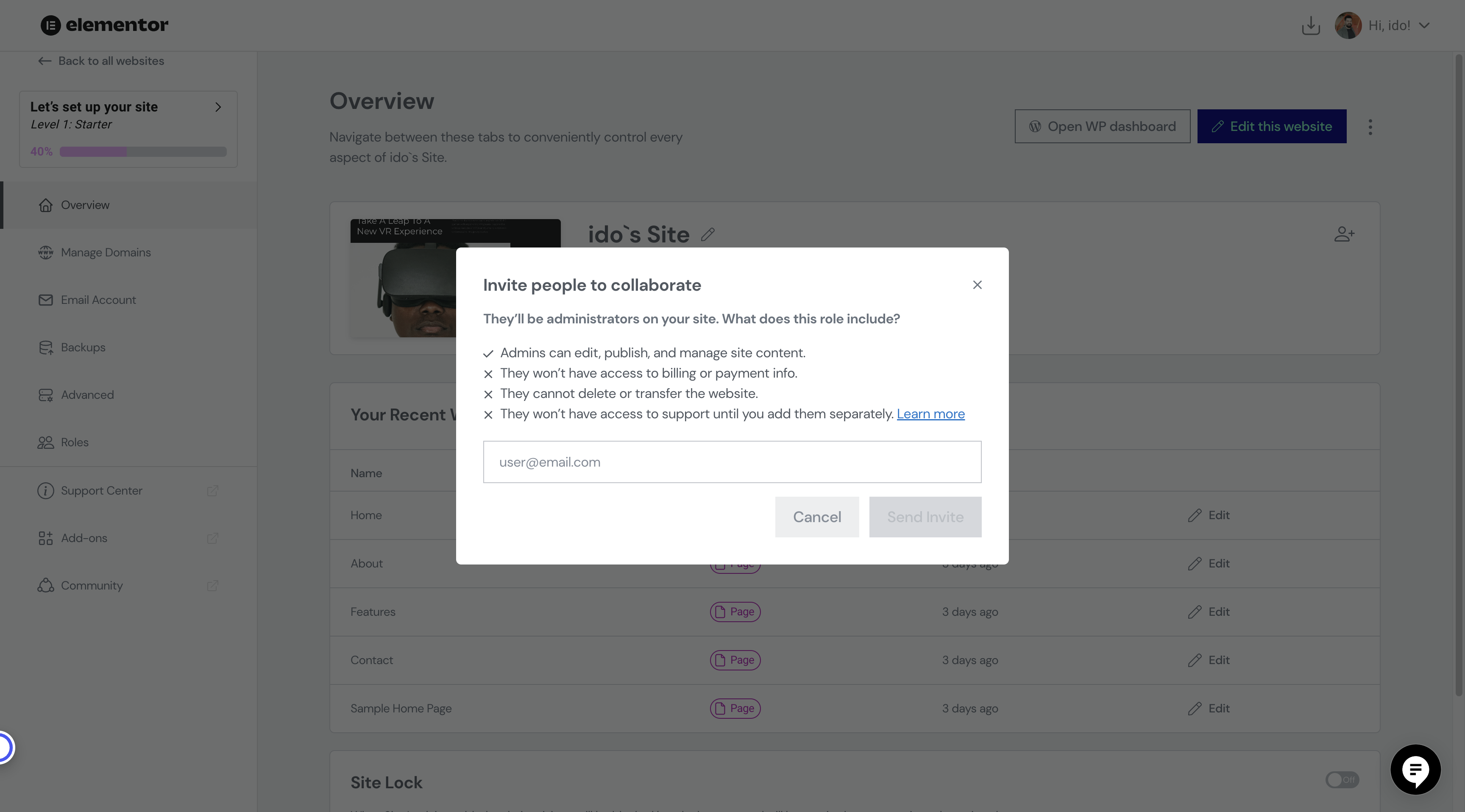Step #7: Click on "Cancel"