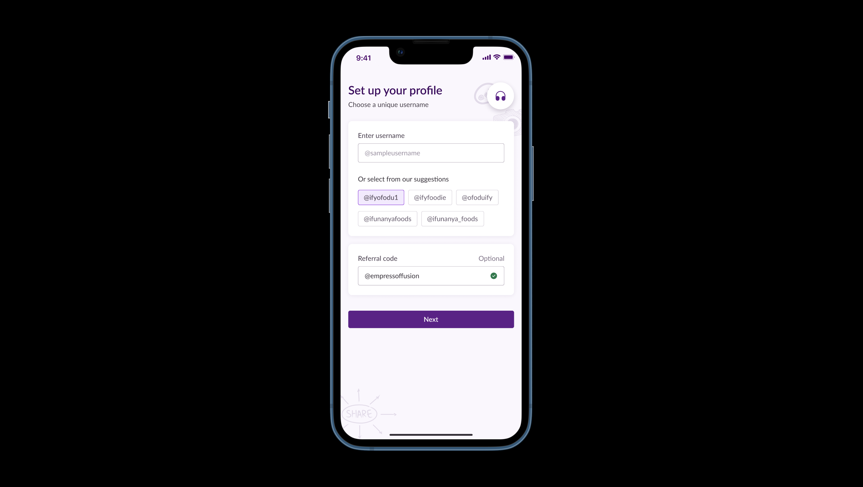 Step #9: You can also enter a referral code if you have any