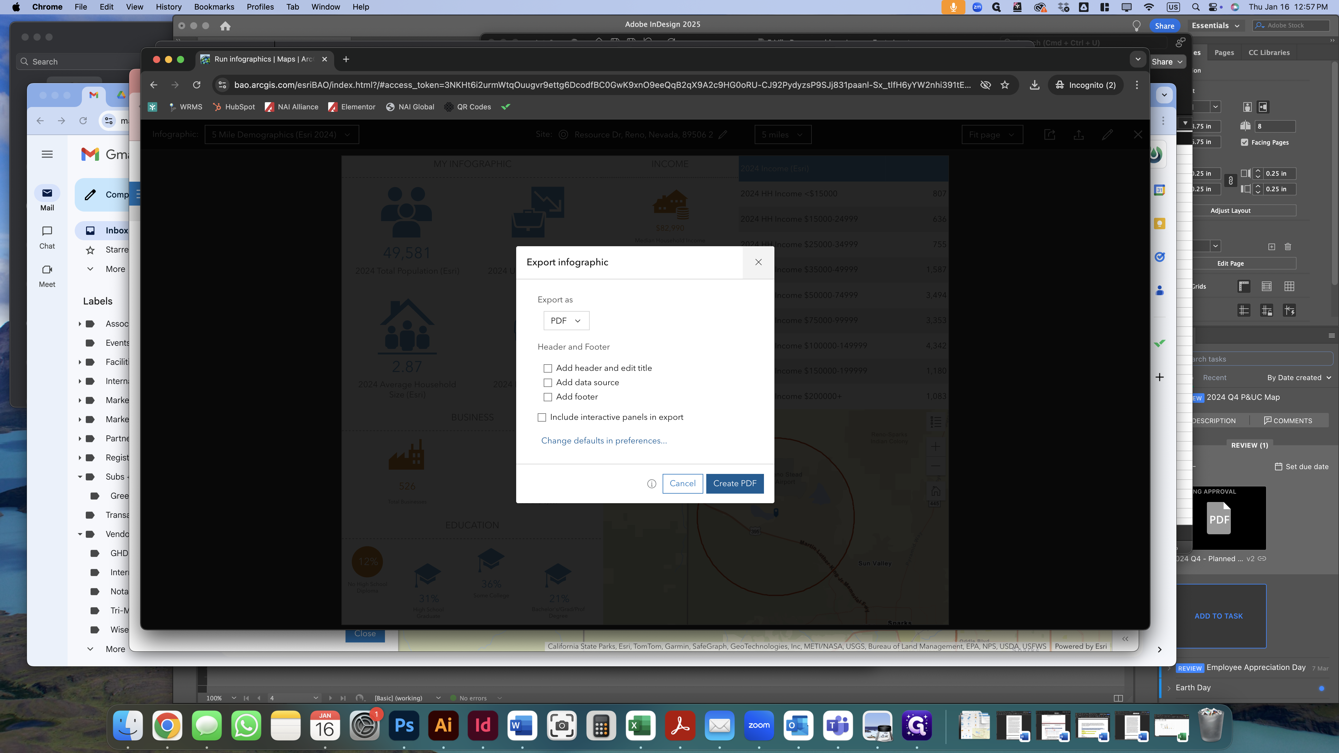 Step #14: Click on "Create PDF"