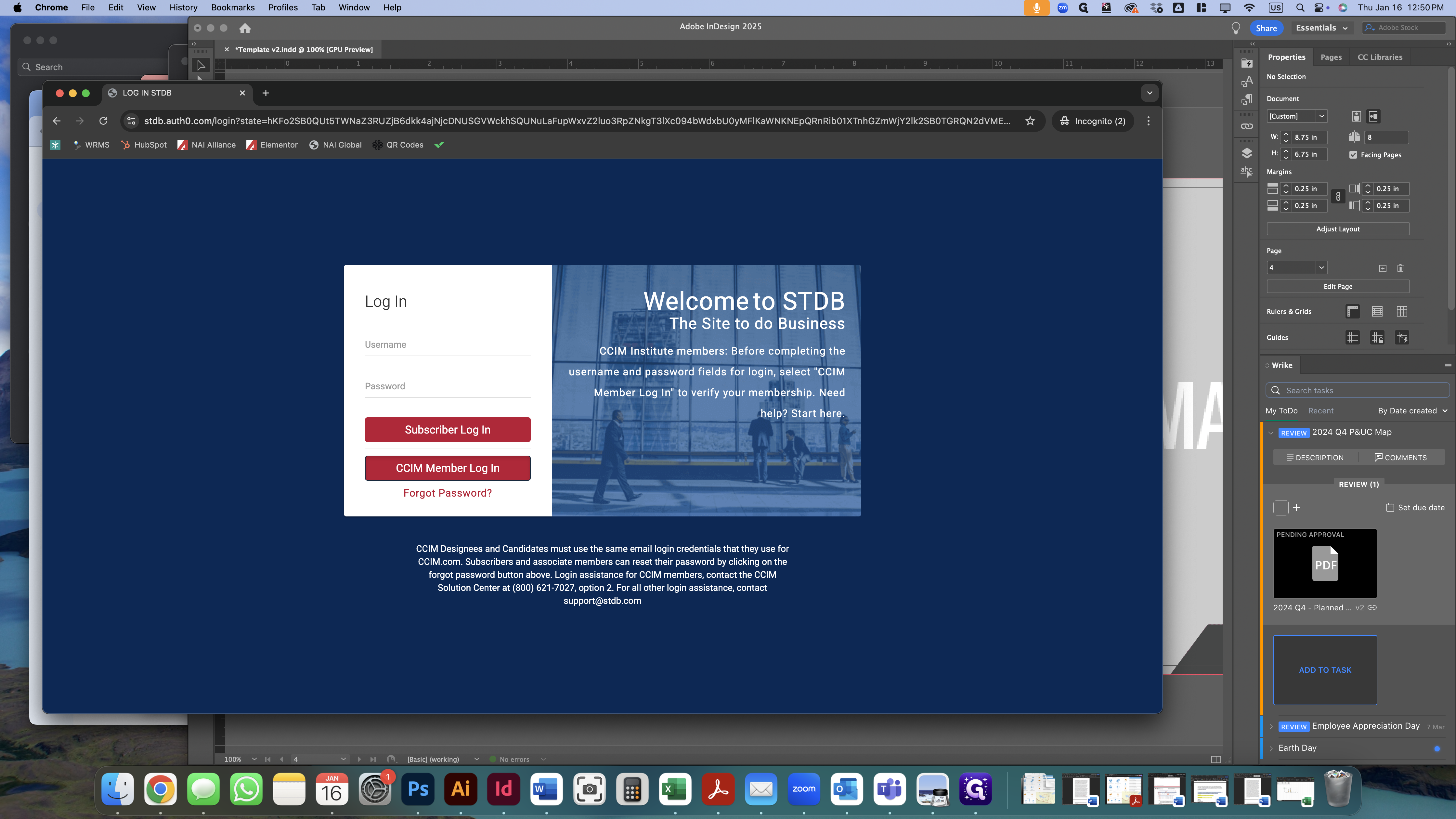 Step #4: Click on "CCIM Member Log In"