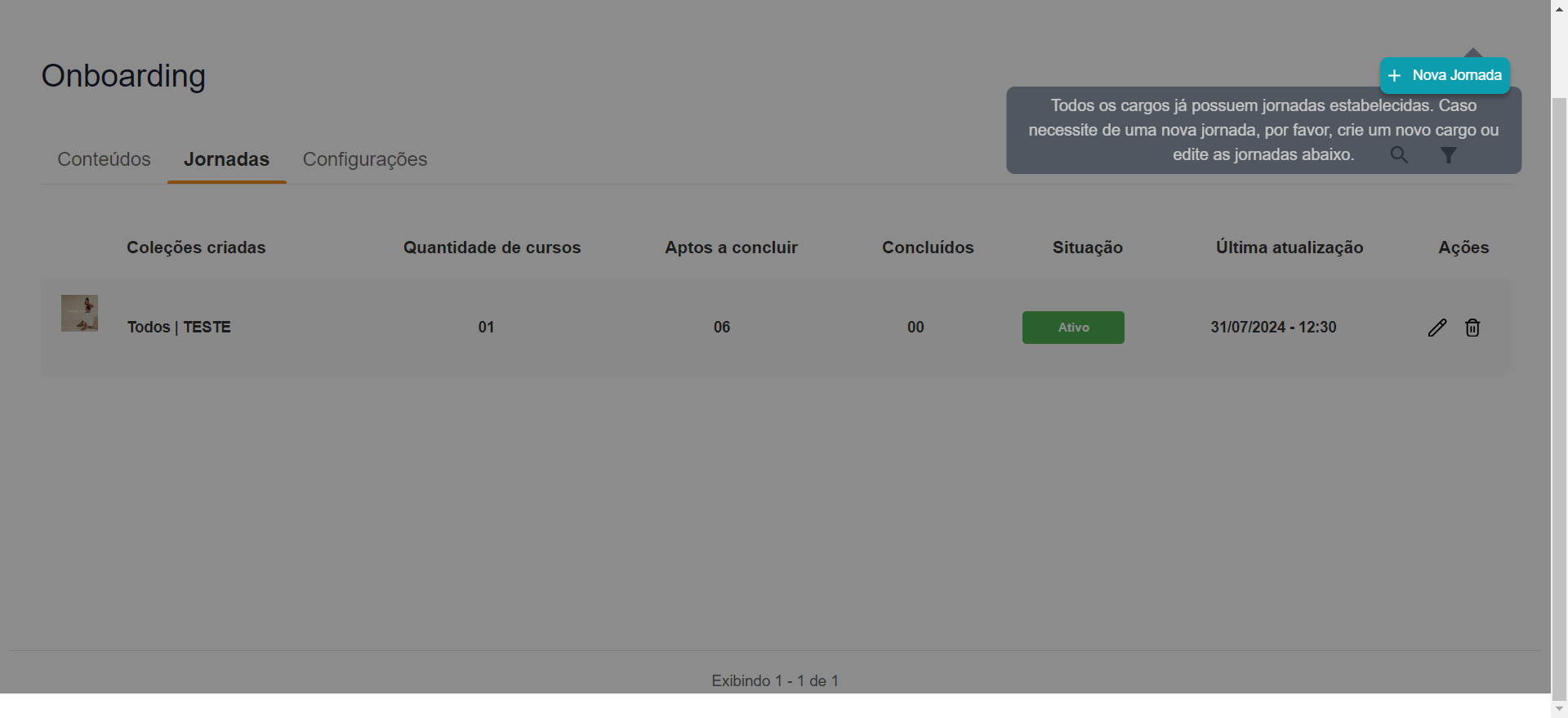 Step #34: Clicar em 'Nova Jornada'