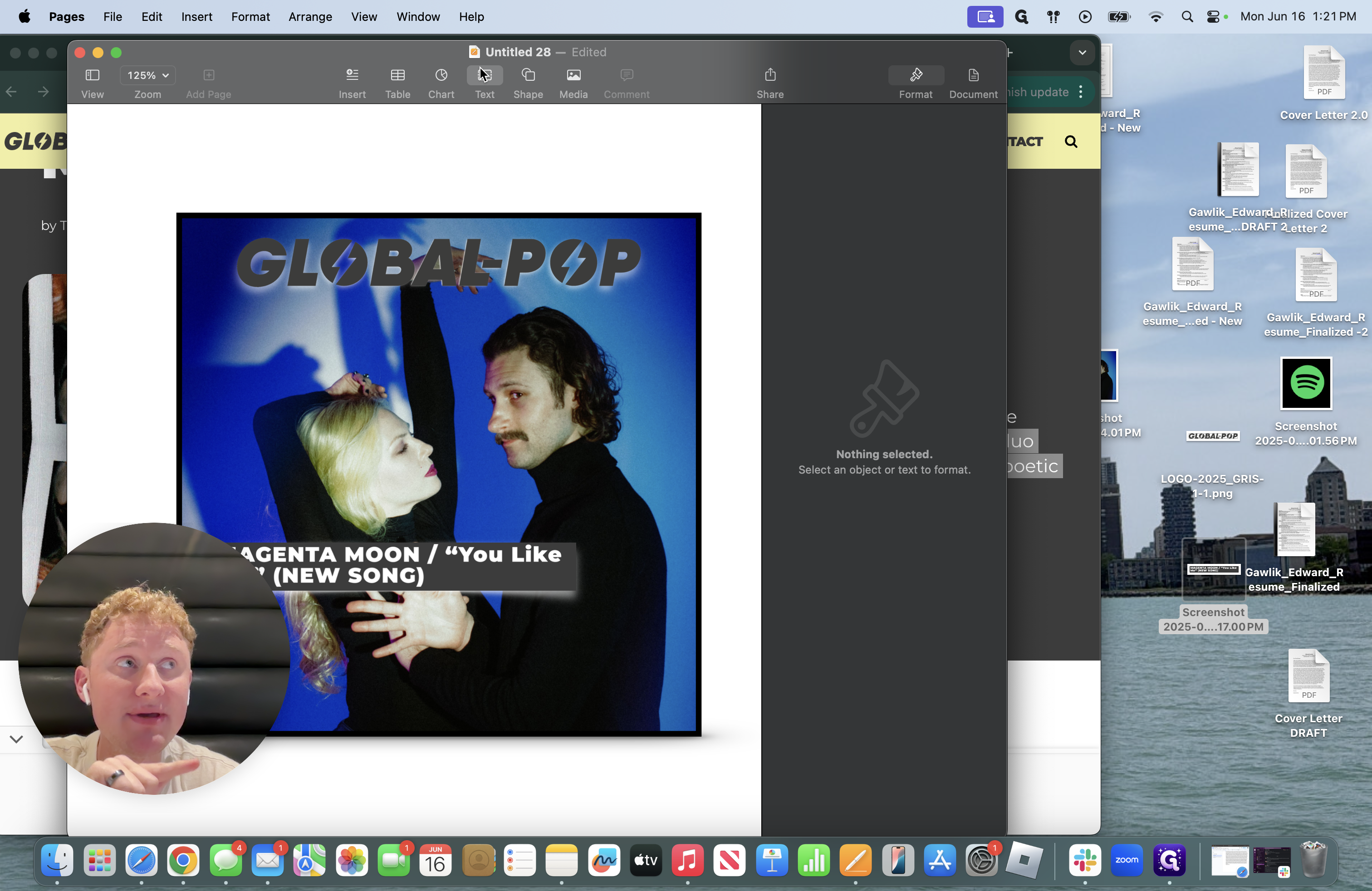 Step #35: Click "Text" to create a text box that you paste the quote in