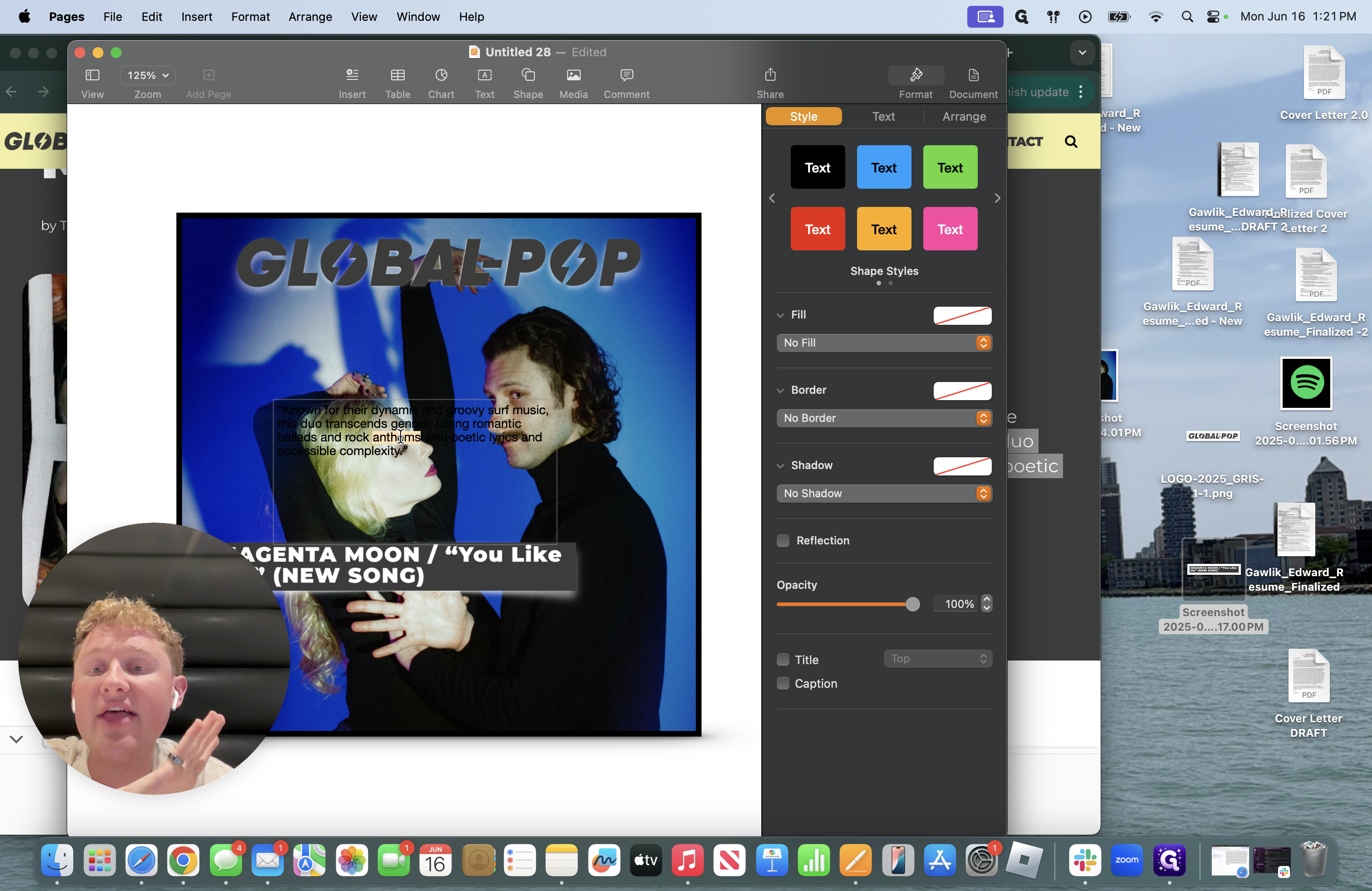 Step #39: Click on text box
