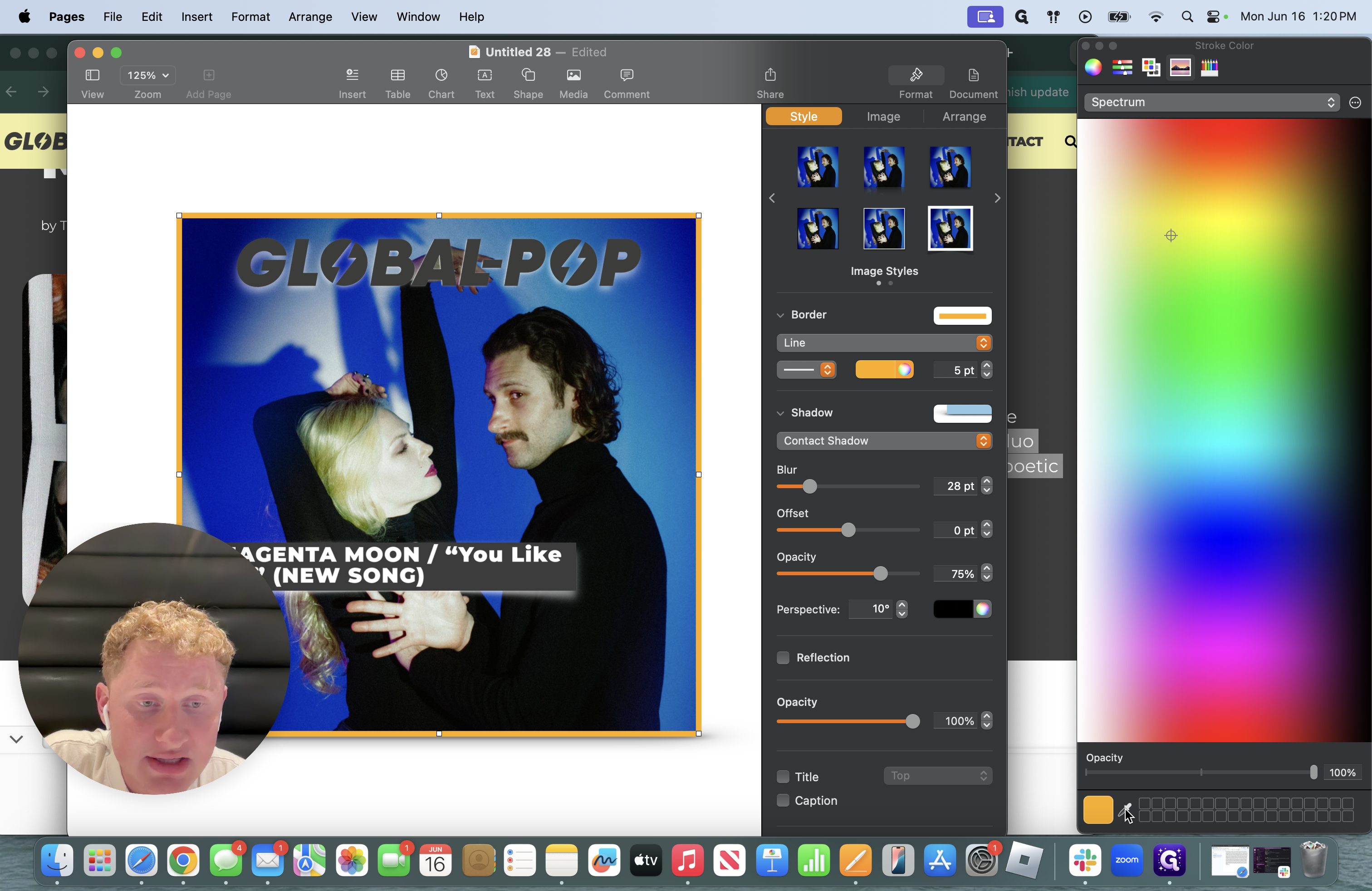 Step #33: Click the pen towards the bottom of the screen 