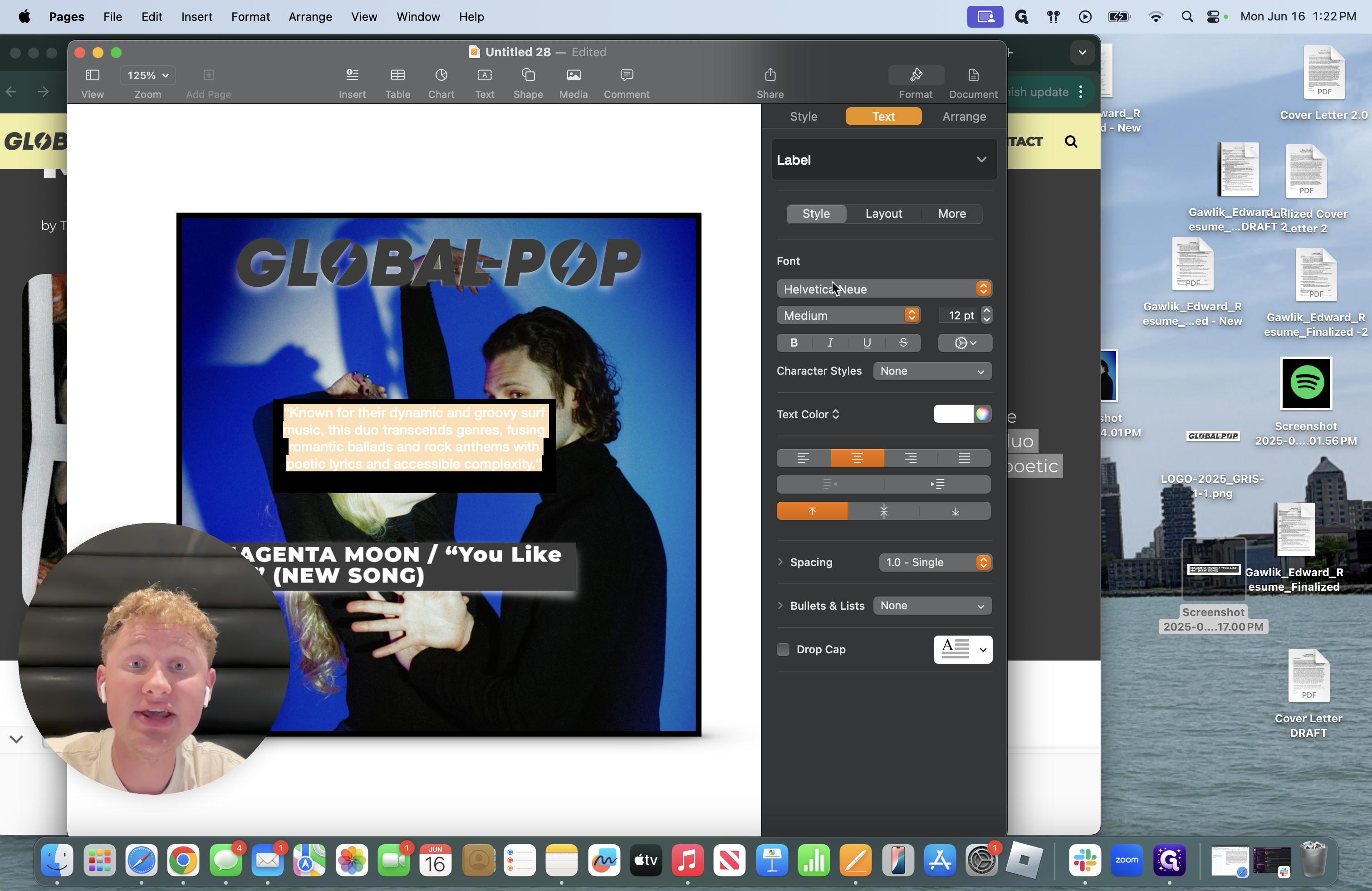 Step #43: Click on the specific font that you want to use 
