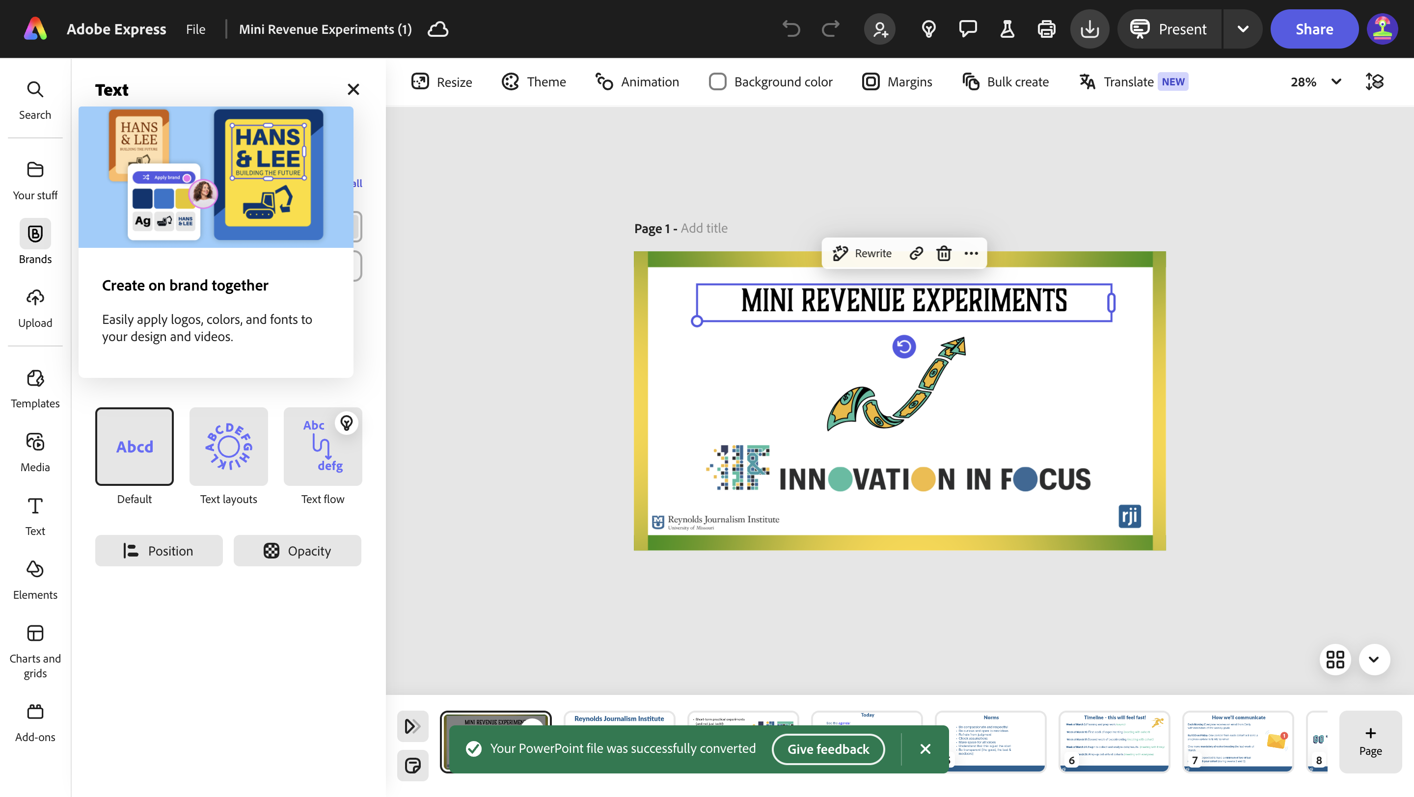 Step #27: Click on "B"