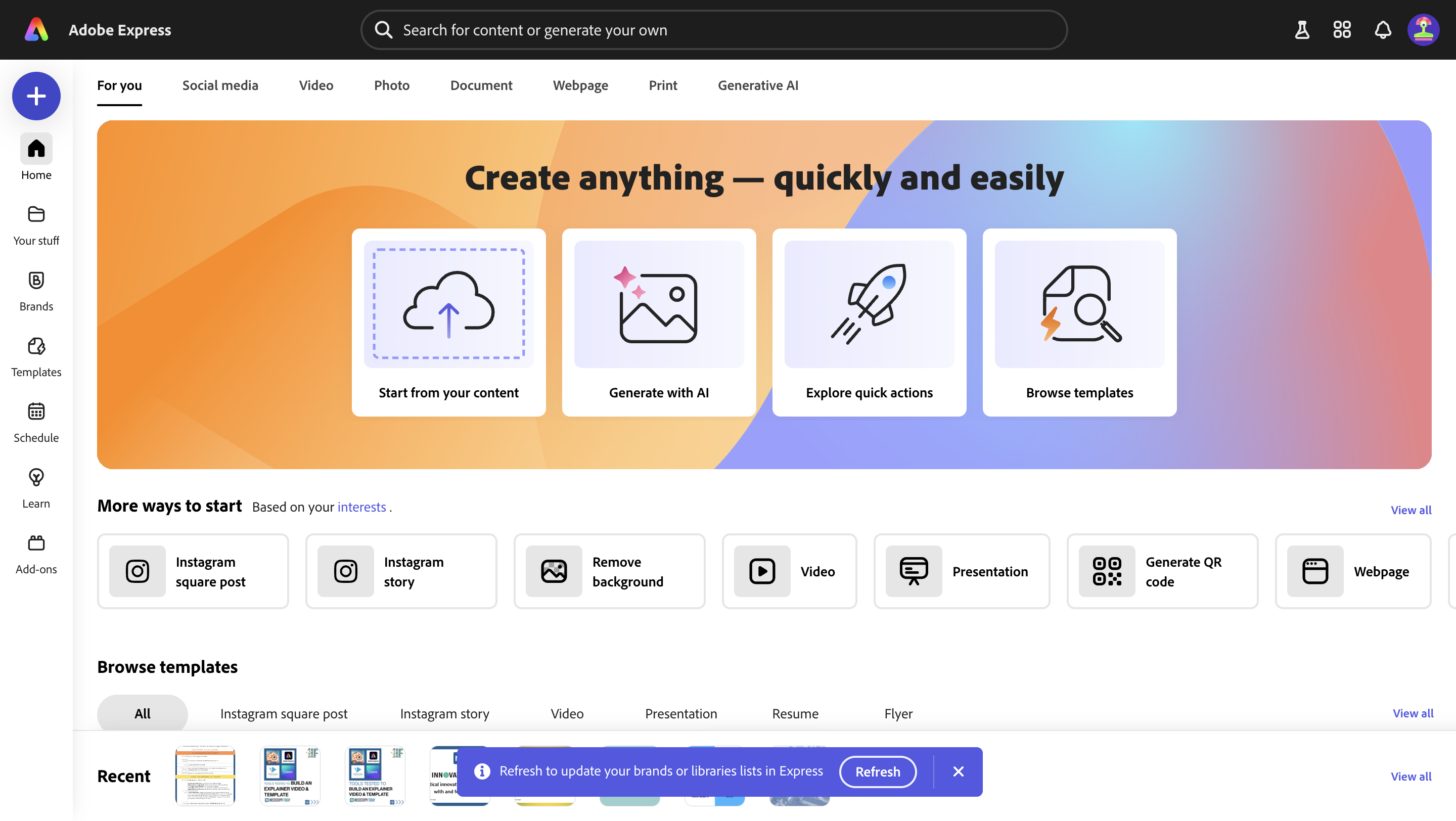 Step #7: Click on "+"
