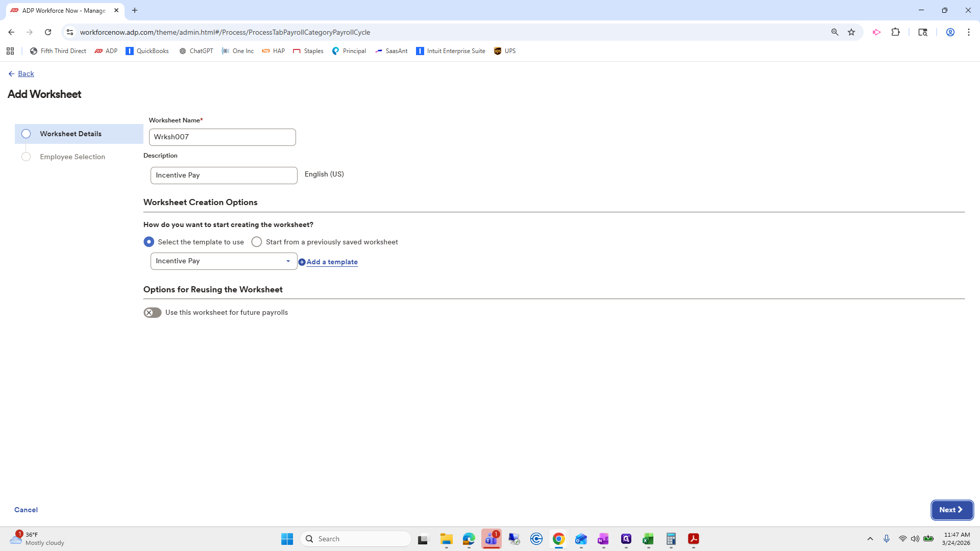 Step #101: Double-click on "Next >"