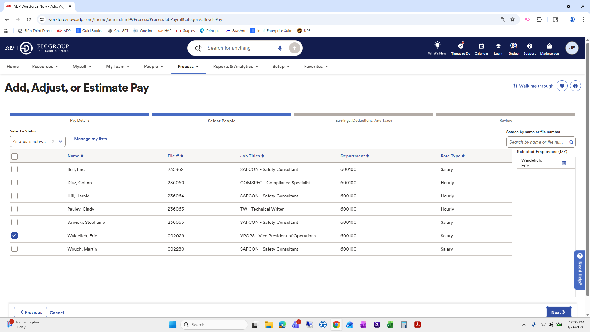 Step #294: Click on "Next >"