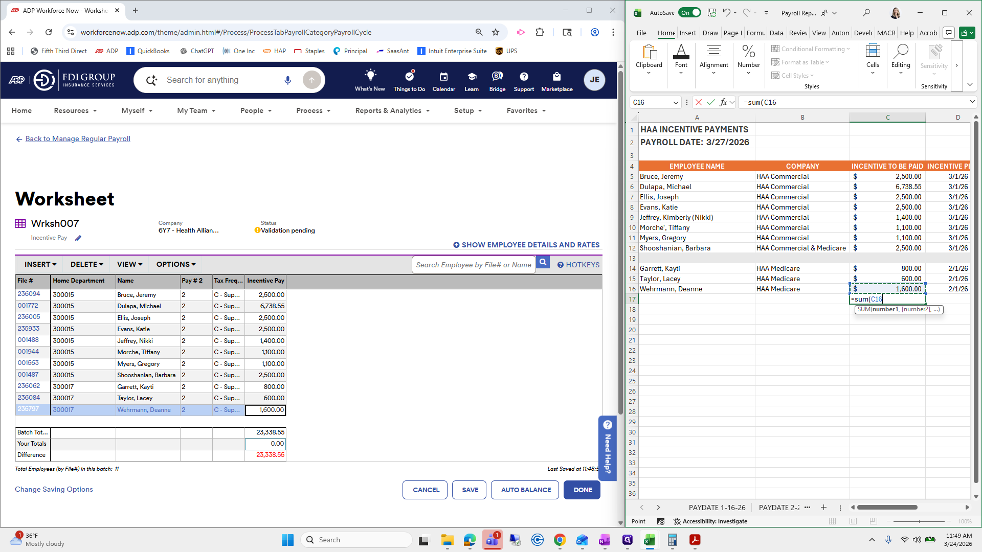 Step #159: Drag "1,600.00"