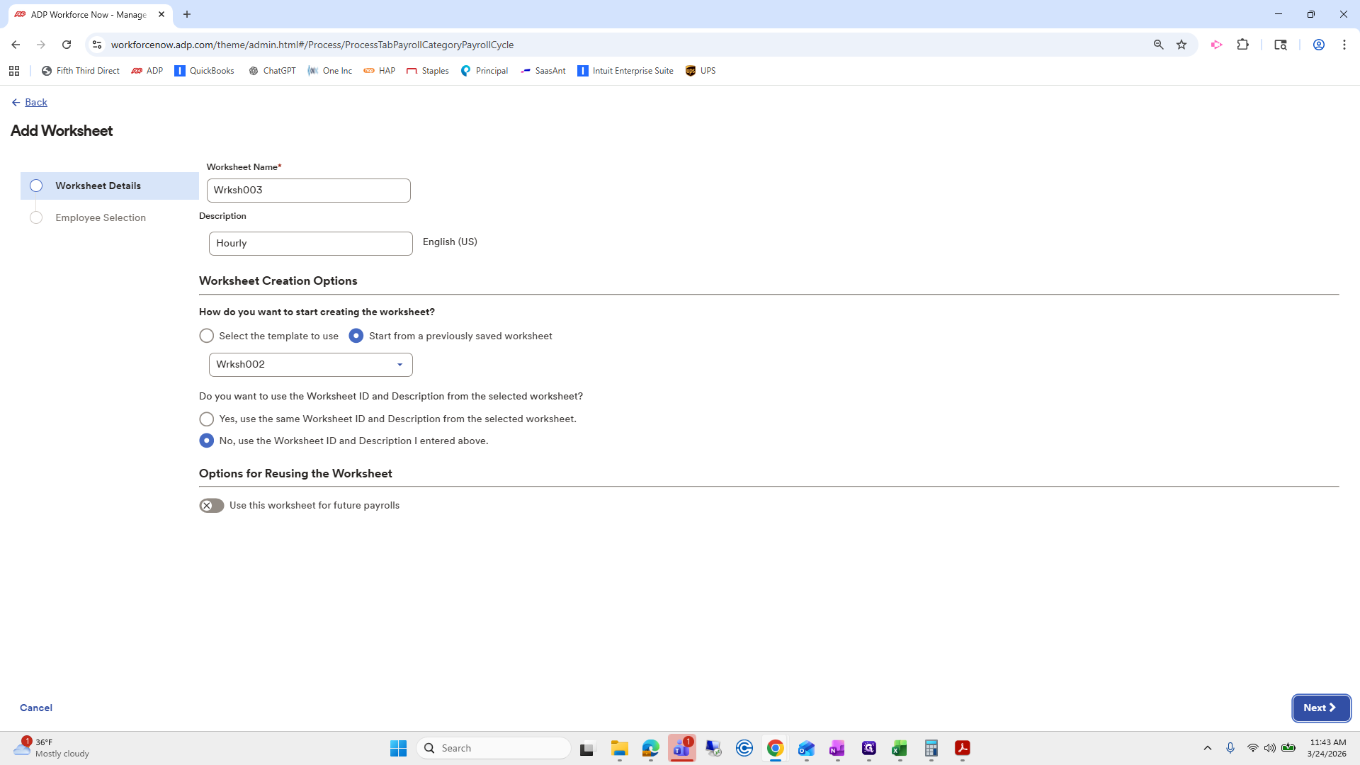 Step #16: Click on "Next >"