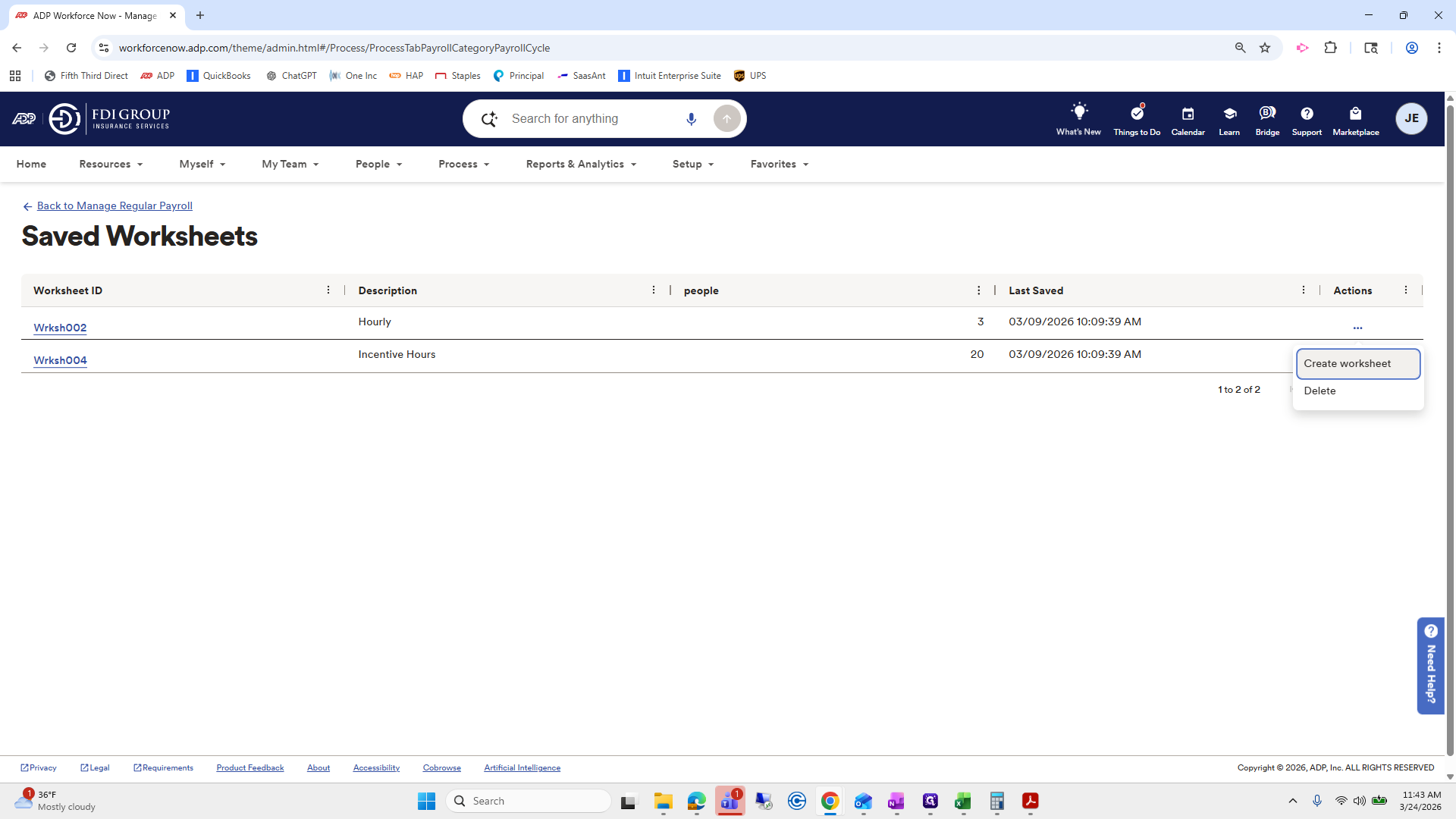 Step #13: Click on "Create worksheet"