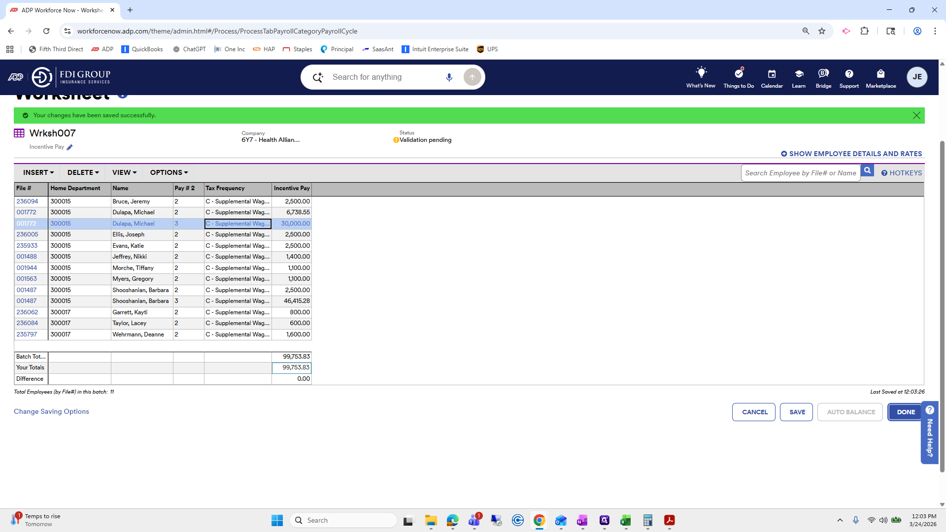 Step #217: Click on "DONE"