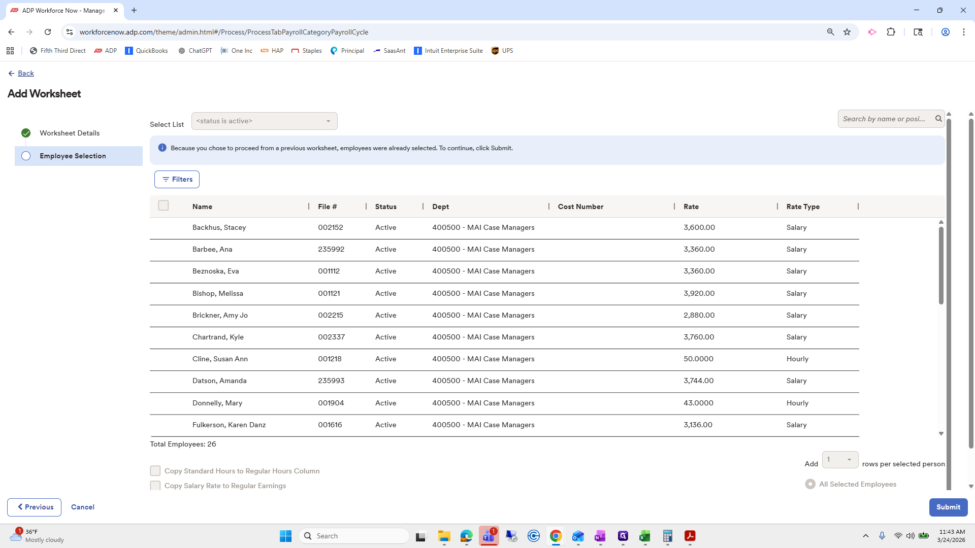 Step #18: Click on "← Back"