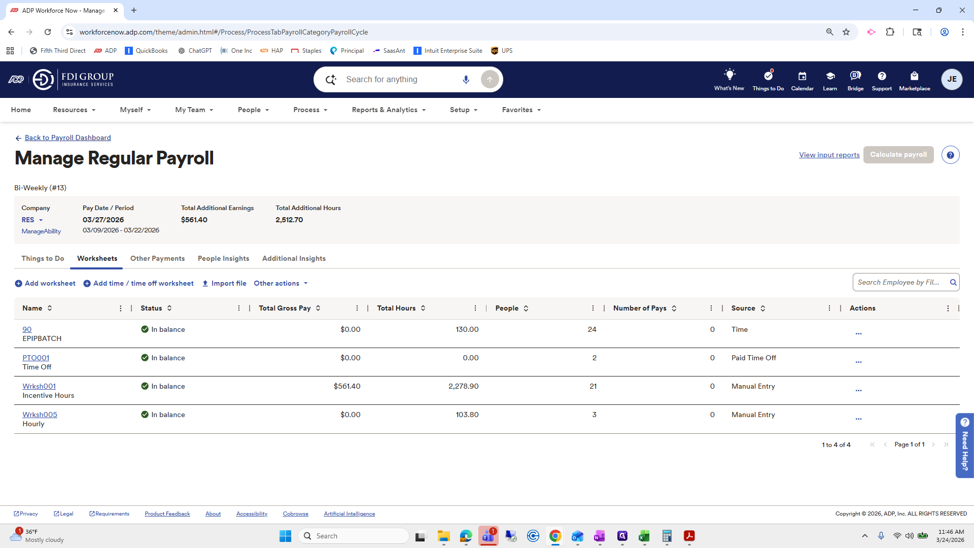 Step #64: Click on "← Back to Payroll Dashboard"
