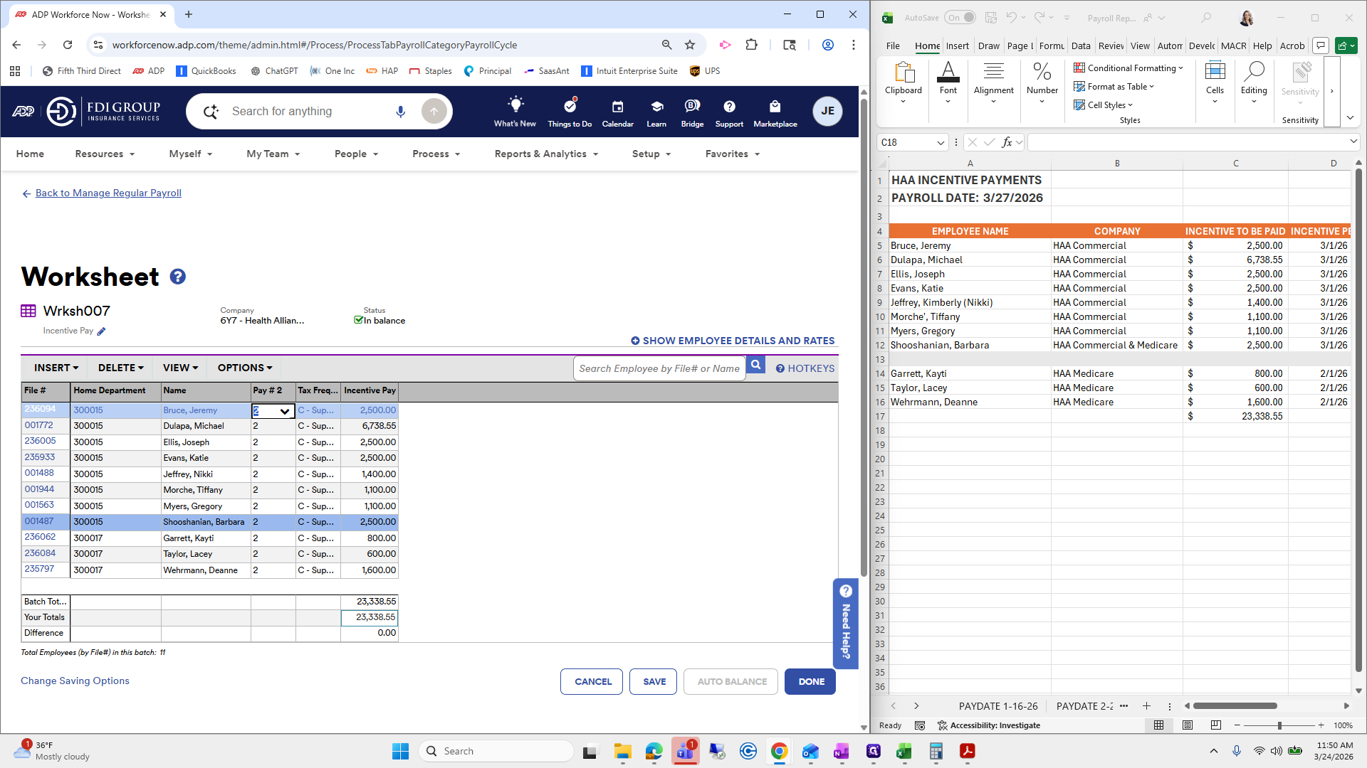 Step #174: Click on ","